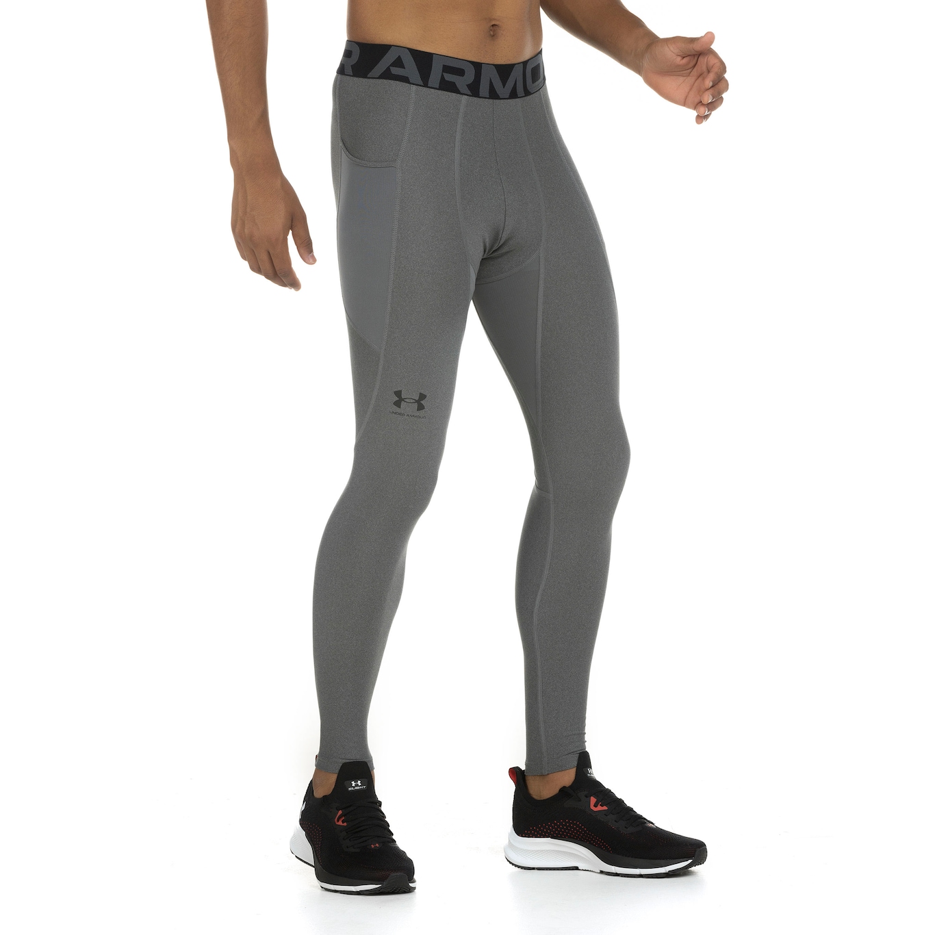 Calça Legging de Compressão Masculina Under Armour HG - Foto 4