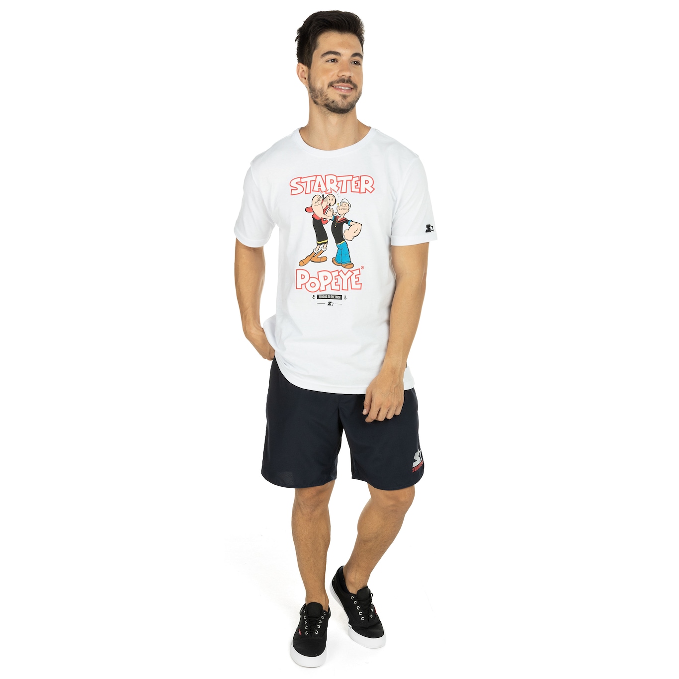 Camiseta Starter Manga Curta Estampada T334A - Masculina - Foto 4