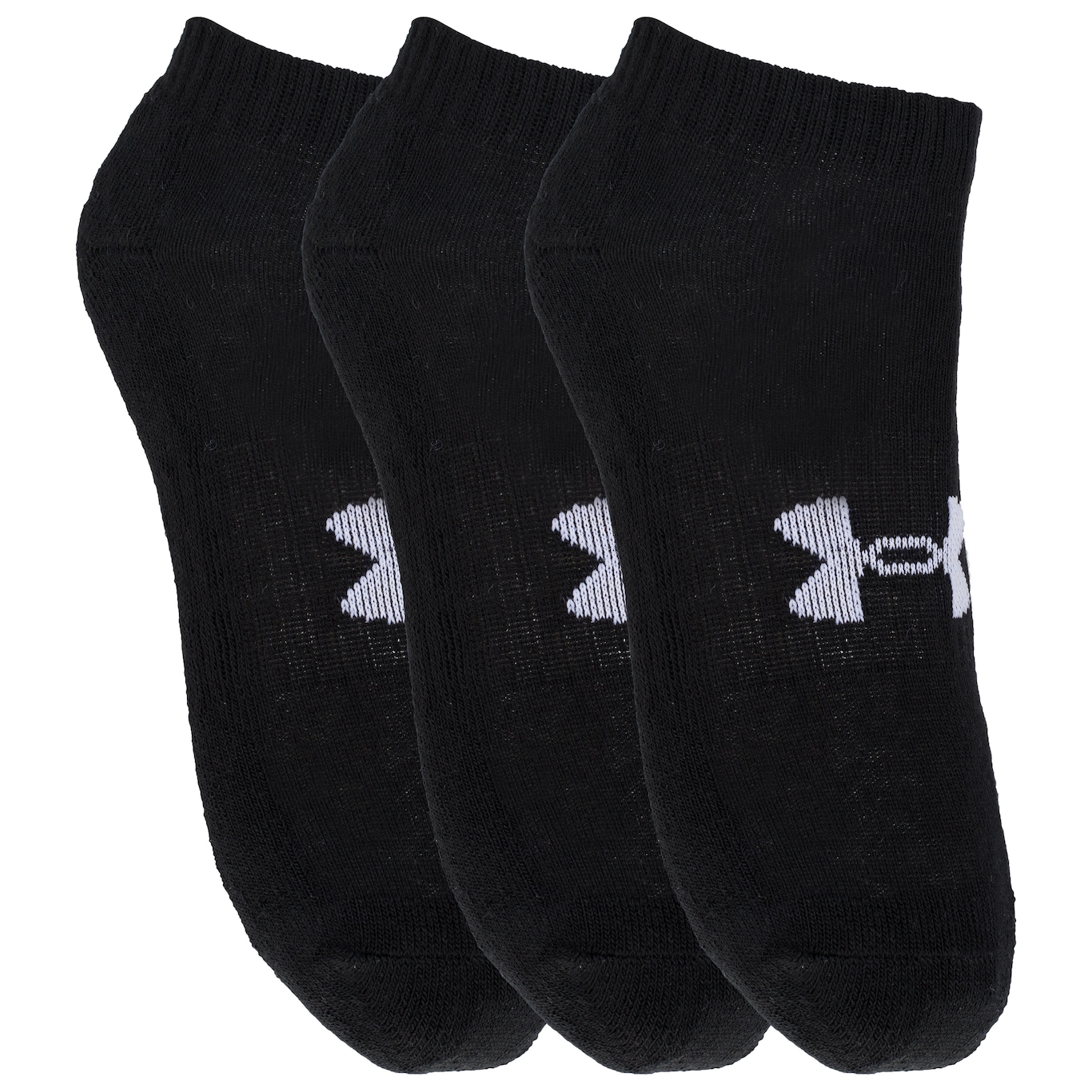 Kit de Meias Under Armour Core Cotton Low Cut com 3 Pares - Adulto - Foto 3