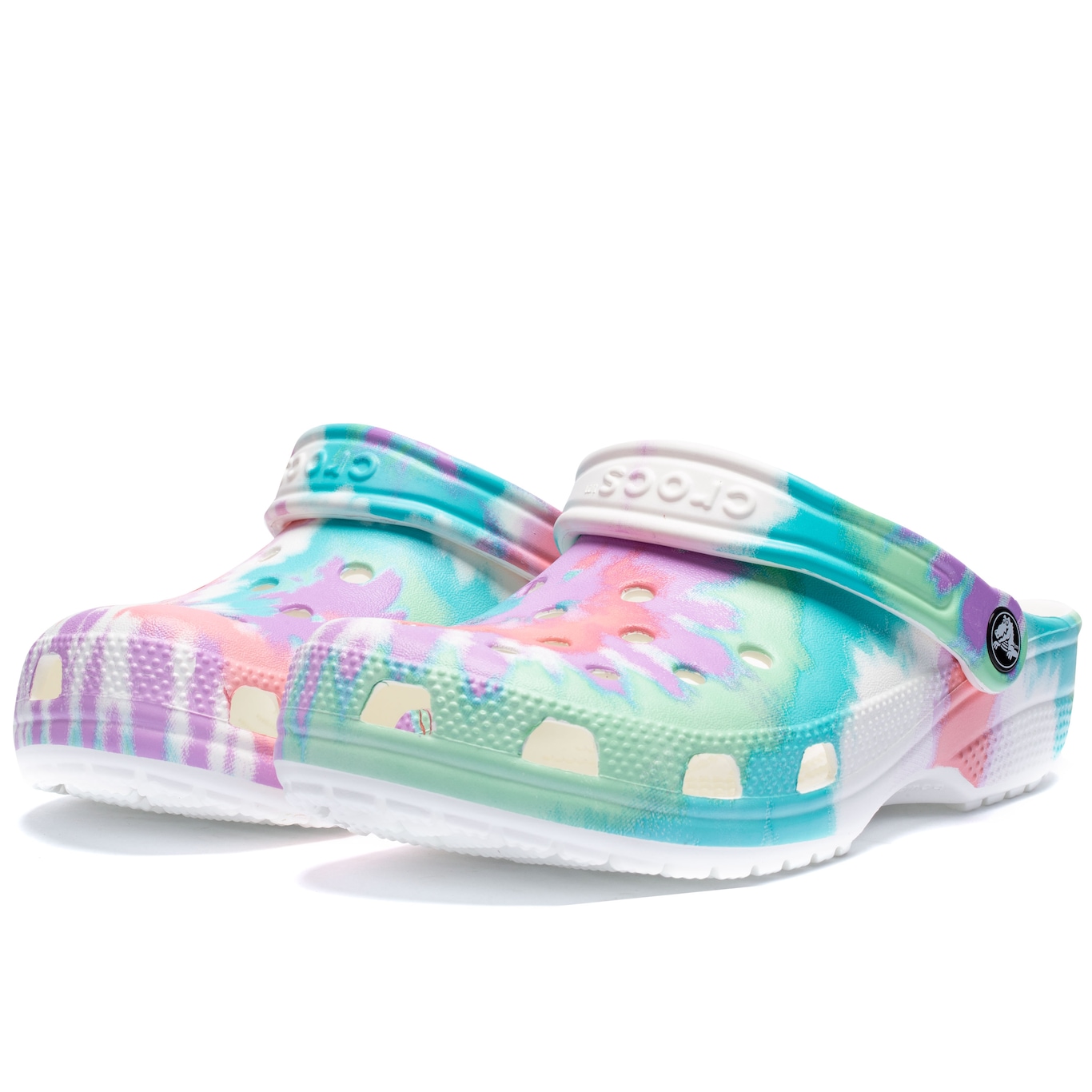 Sandália Crocs Adulto Classic T Dye Graphic Clo - Foto 2