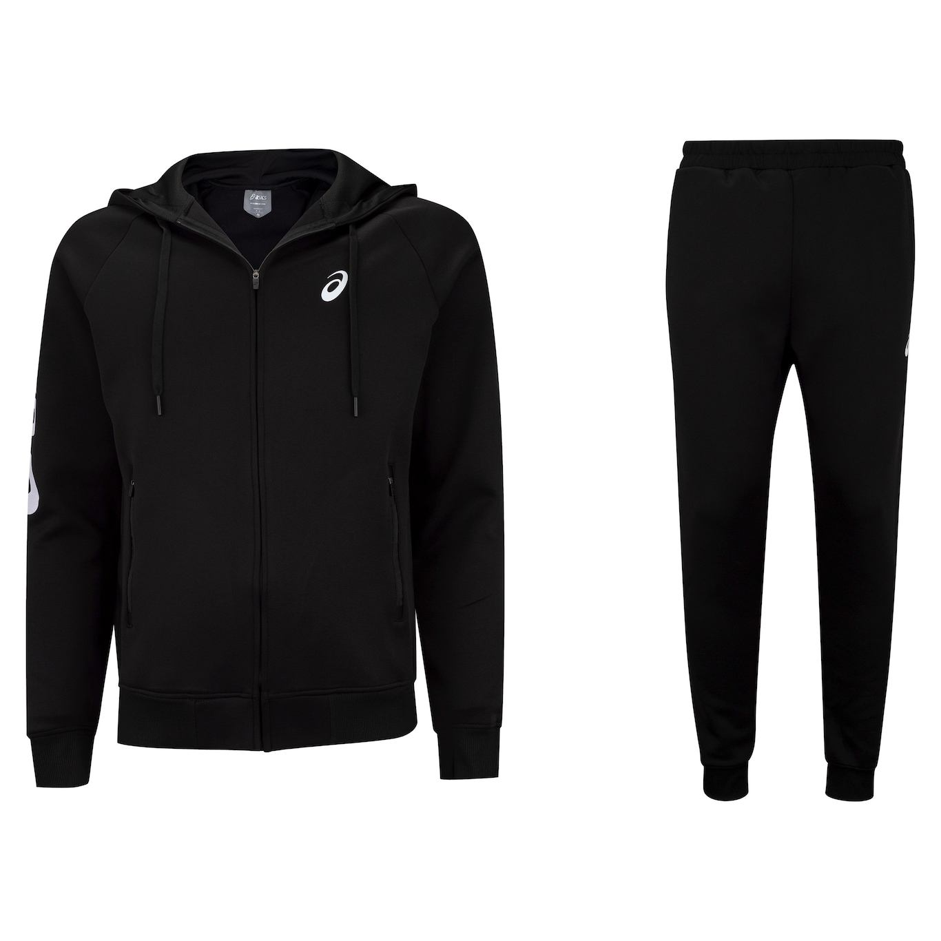 Conjunto de Agasalho ASICS Interlock com Capuz e Zíper - Masculino ...
