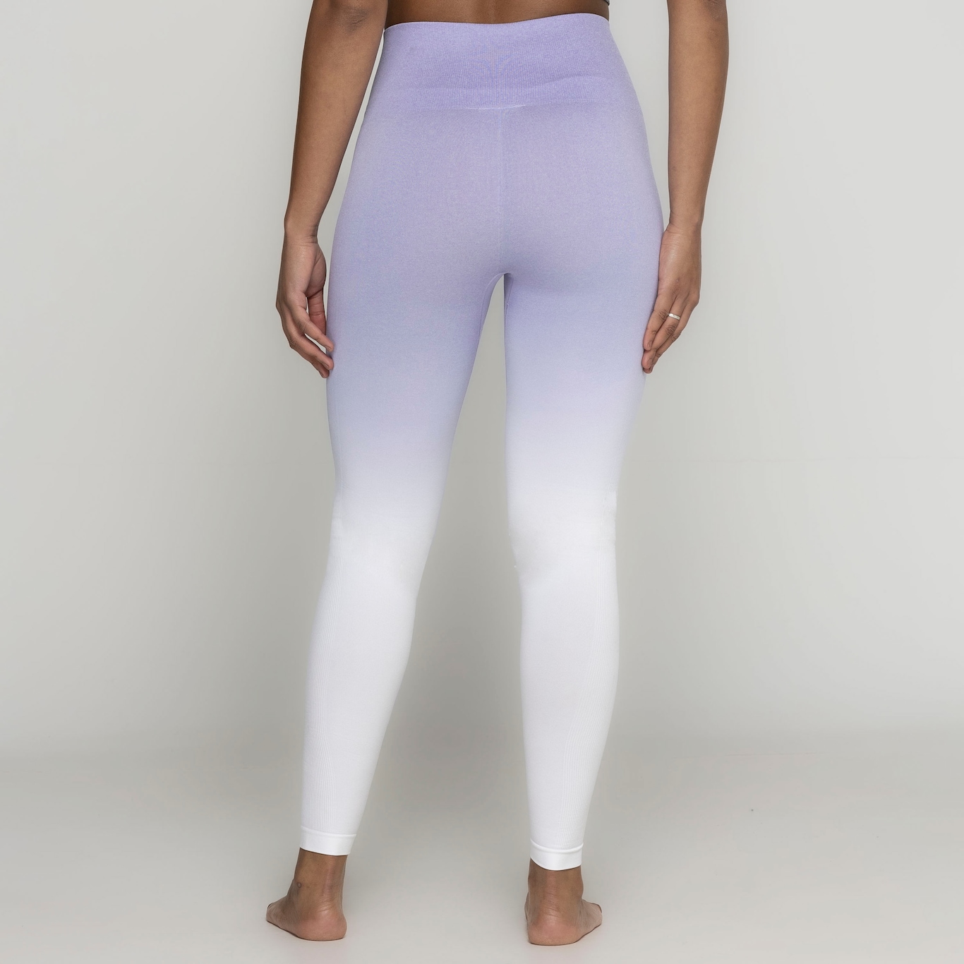 Calça Legging Feminina Oxer Yoga Sem Costura com Baixa Compressão Cós Baixo - Foto 3