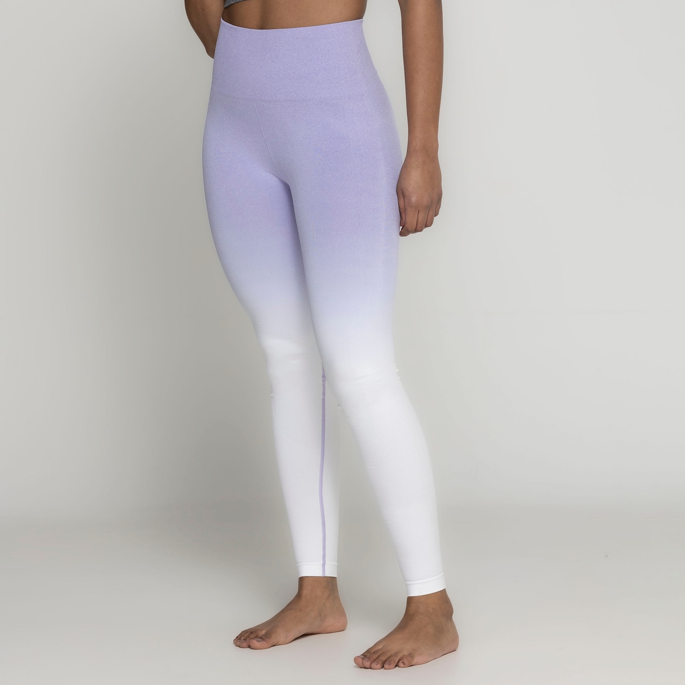 Calça Legging Feminina Oxer Yoga Sem Costura com Baixa Compressão Cós Baixo - Foto 4