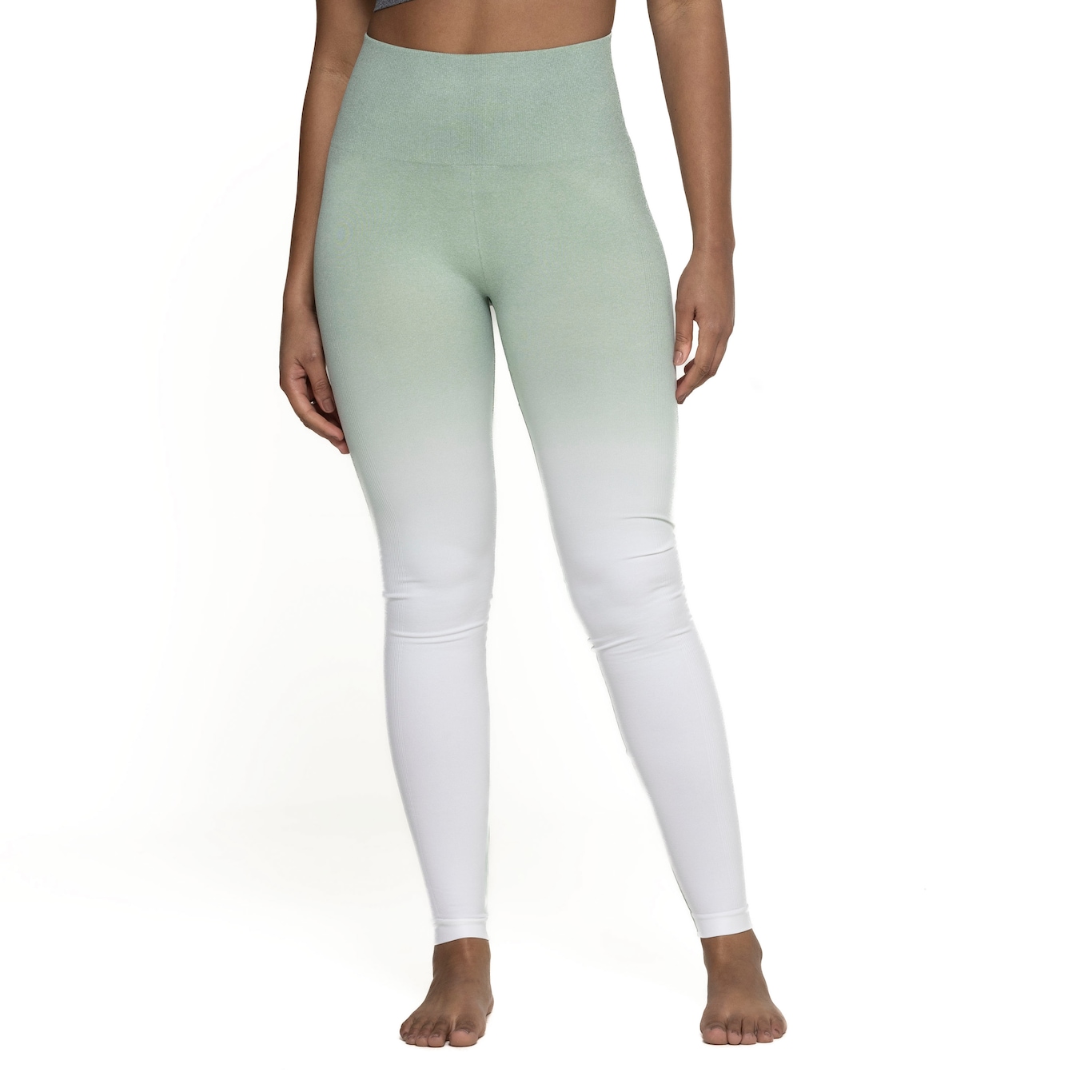Calça Legging Feminina Oxer Yoga Sem Costura com Baixa Compressão Cós Baixo  em Promoção