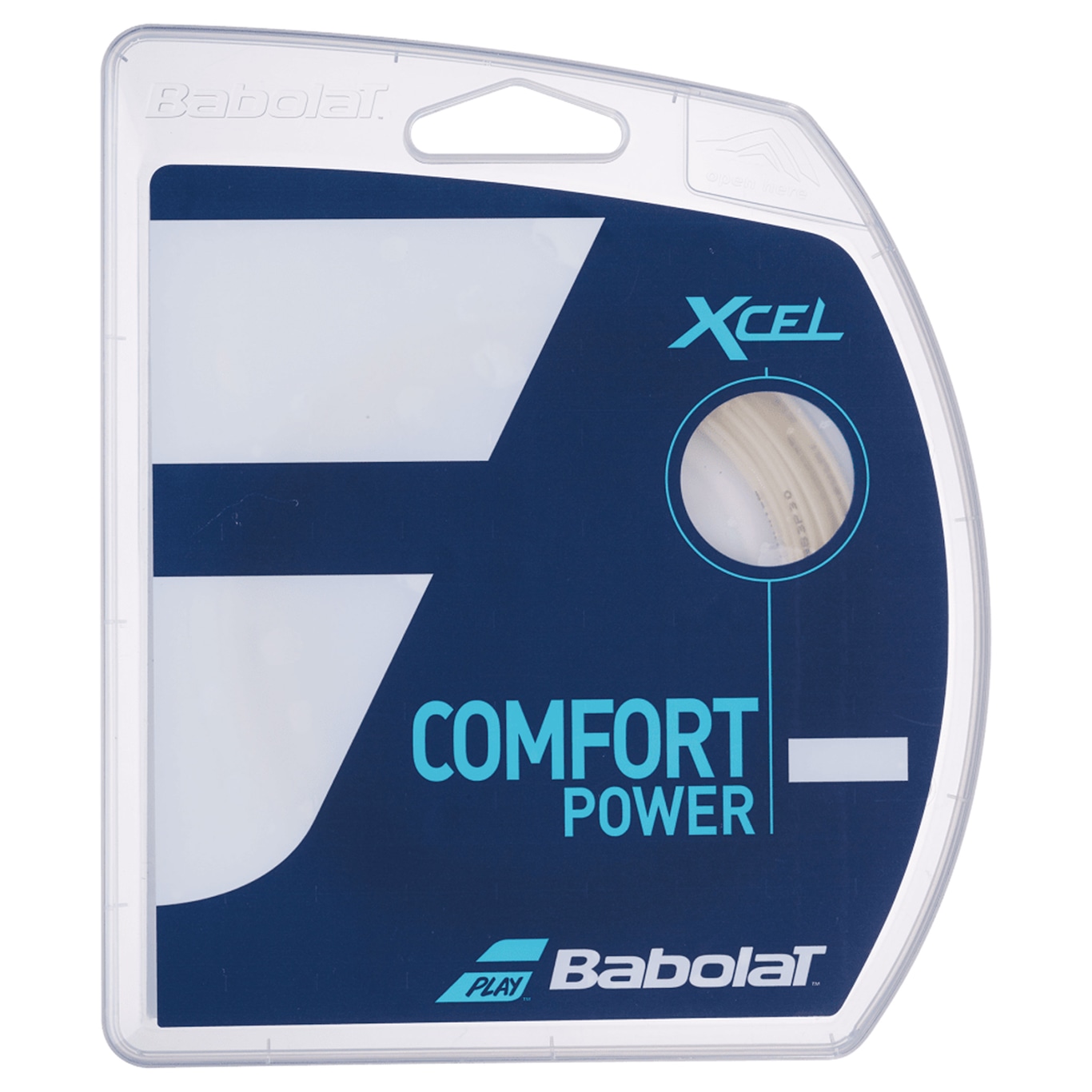 Corda para Raquete de Tênis Babolat xcel Natural 1.25/17 12m - Foto 1