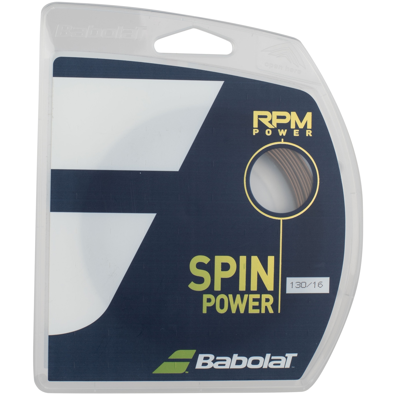 Corda Babolat RPM Power Marrom 1.30/16 12 - Foto 1