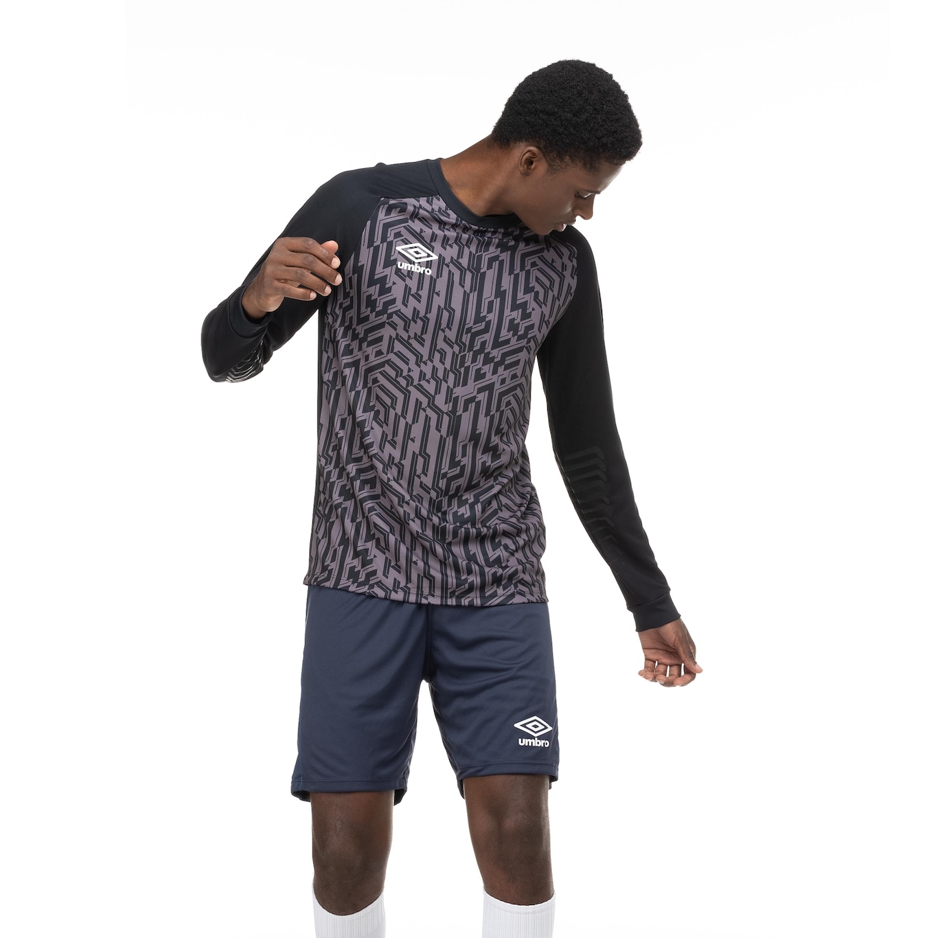 Camisa de Goleiro Manga Longa Umbro Gaudium - Masculina - Foto 4