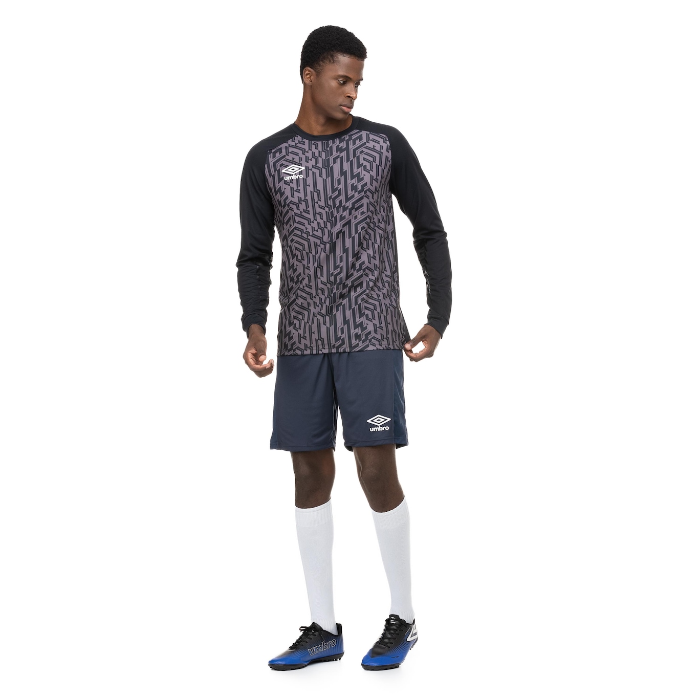 Camisa de Goleiro Manga Longa Umbro Gaudium - Masculina - Foto 5