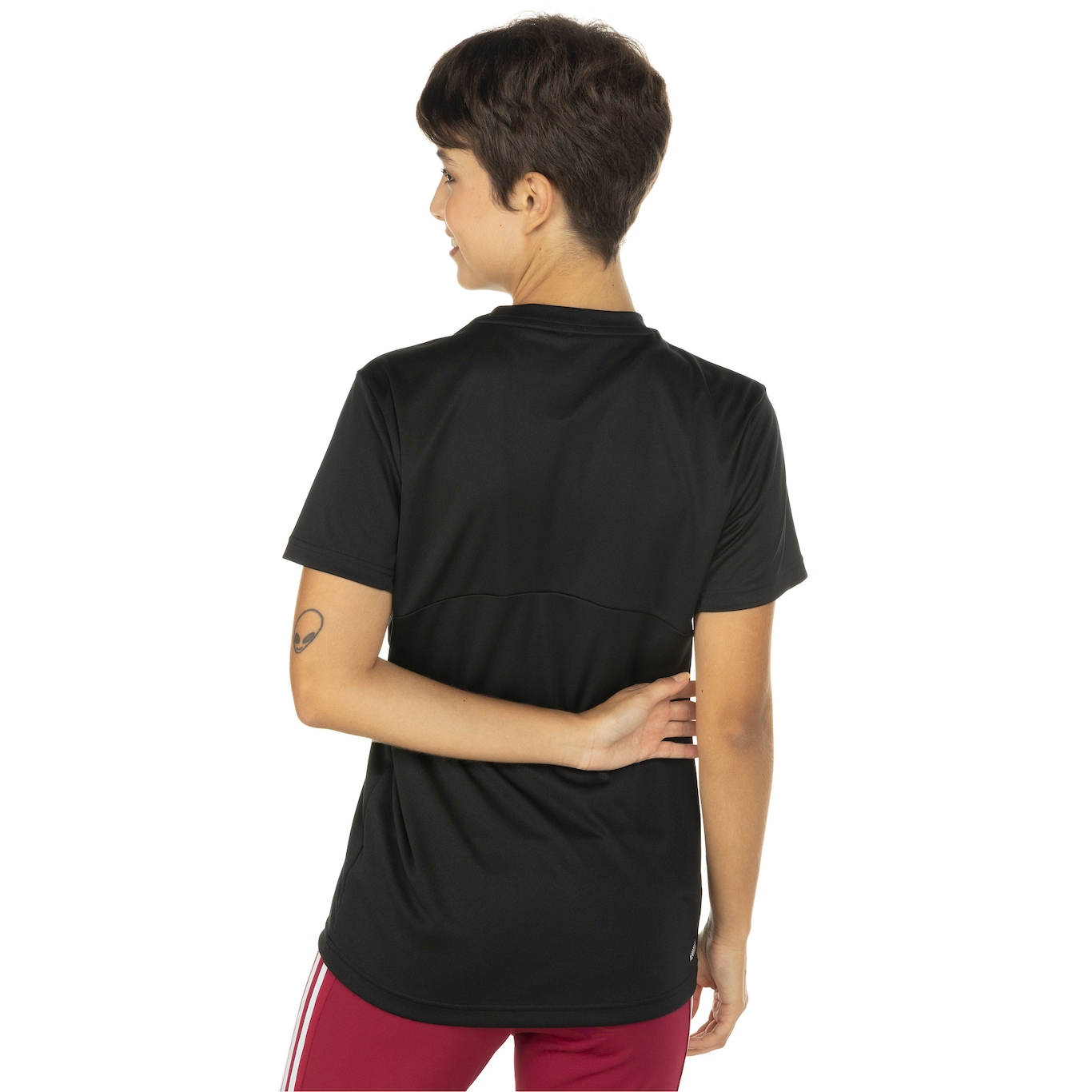 Camiseta adidas D2M Logo - Feminina - Foto 2