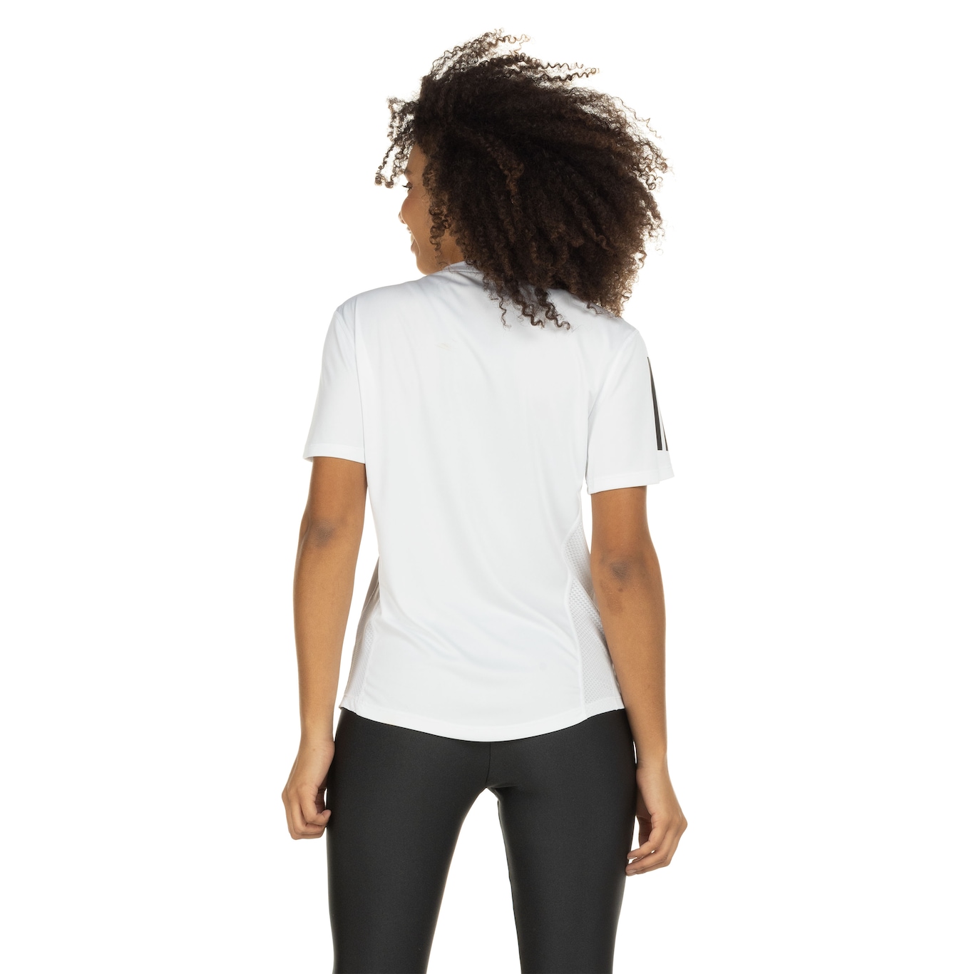 Camiseta adidas Own The Run Cooler HB9380 - Feminina - Foto 3