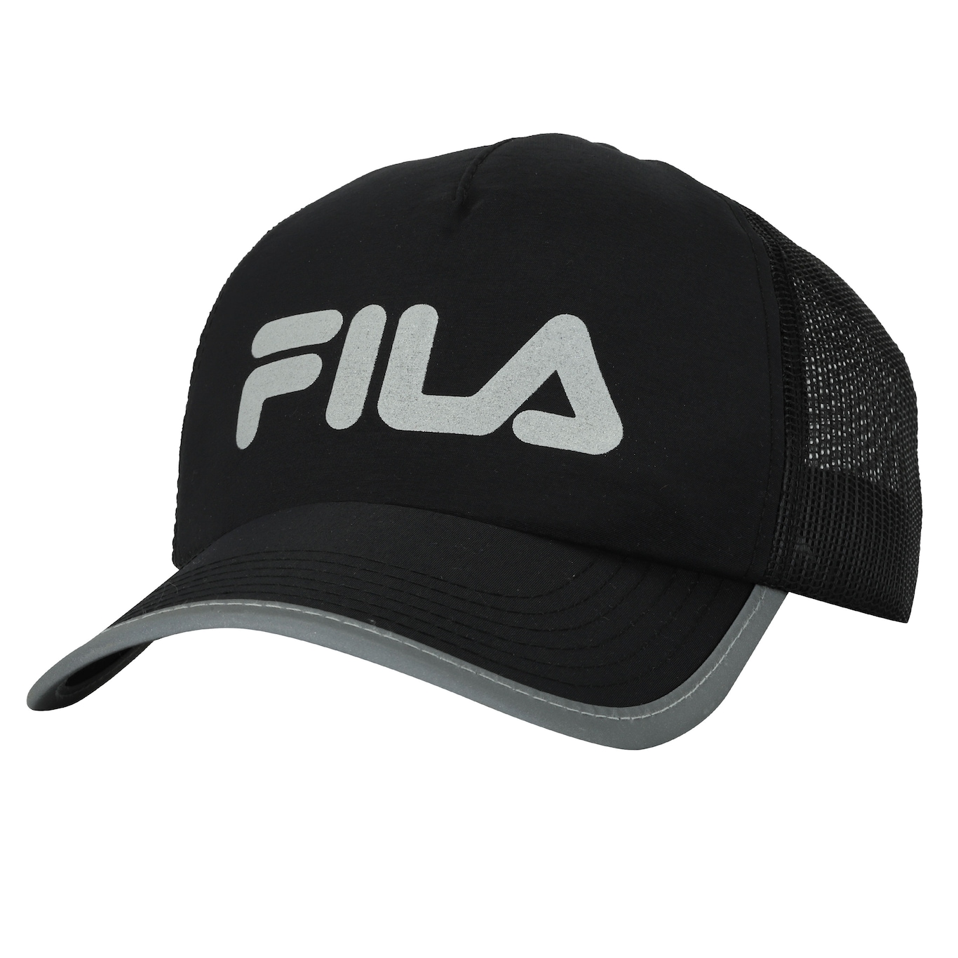 Boné Fila Aba Curva Strapback Trucker Performance - Adulto - Foto 1