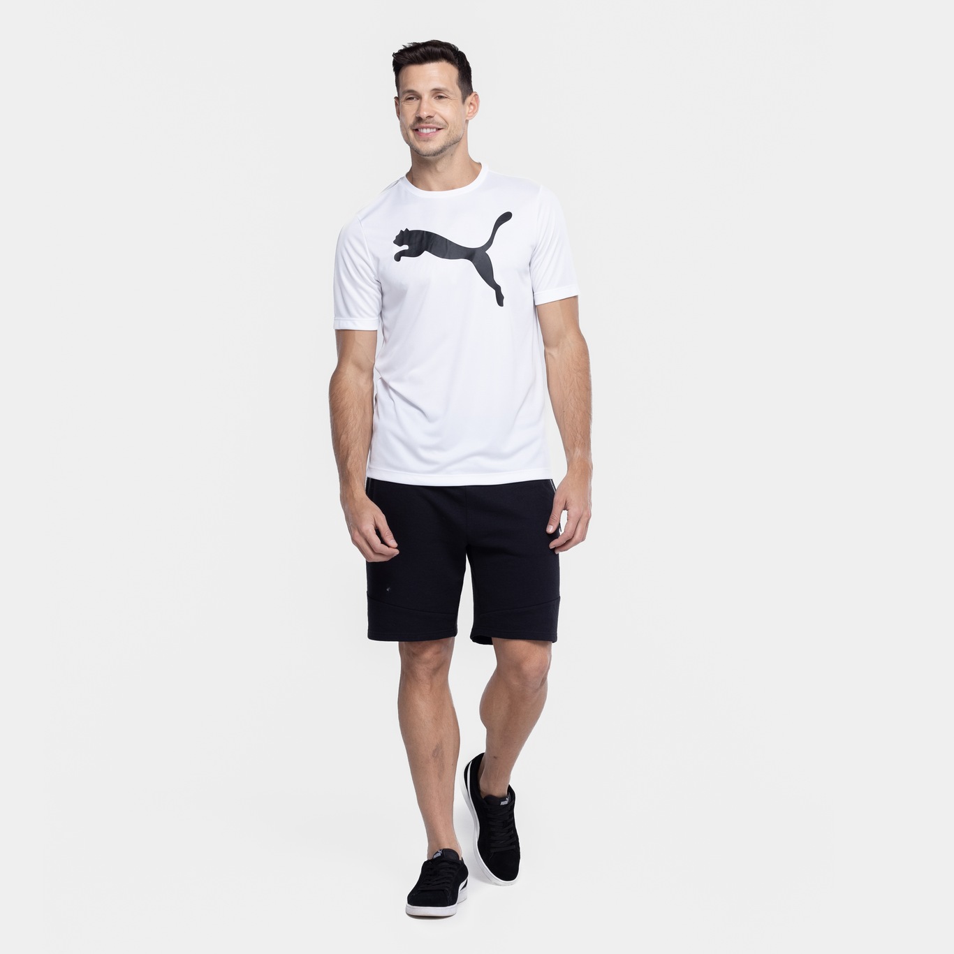 Camiseta Puma Manga Curta Active Big Logo - Masculina - Foto 4