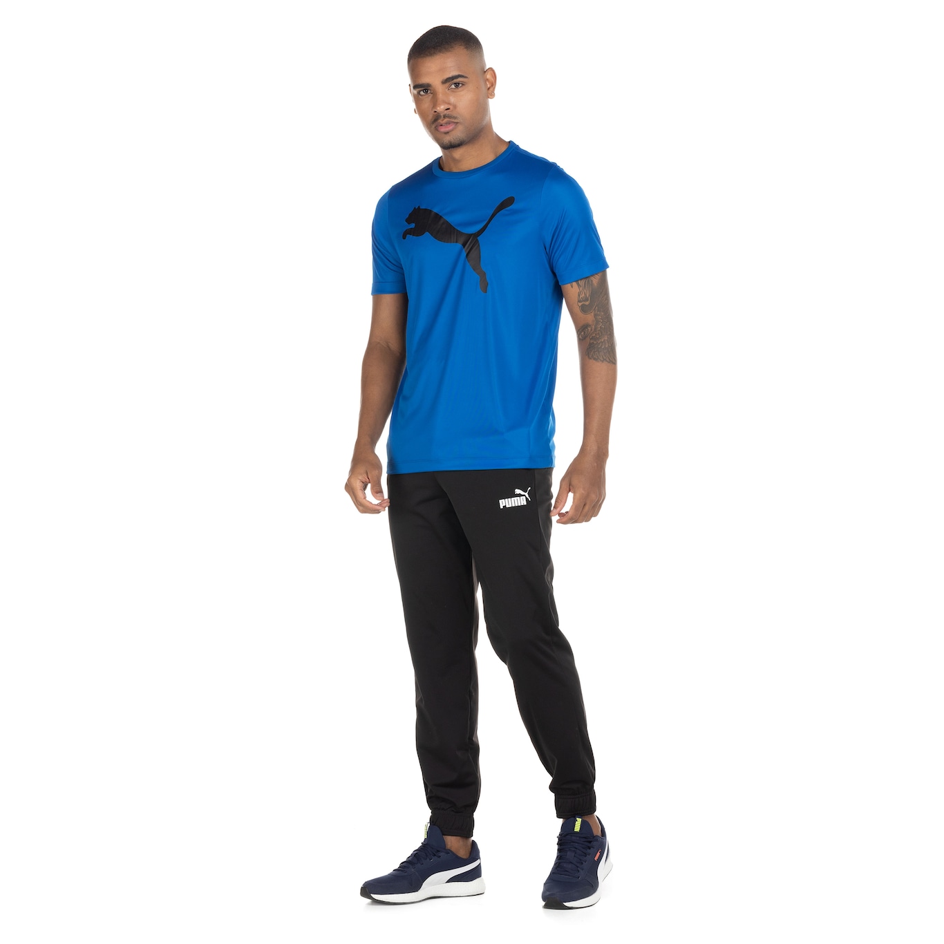 Camiseta Puma Manga Curta Active Big Logo - Masculina - Foto 4