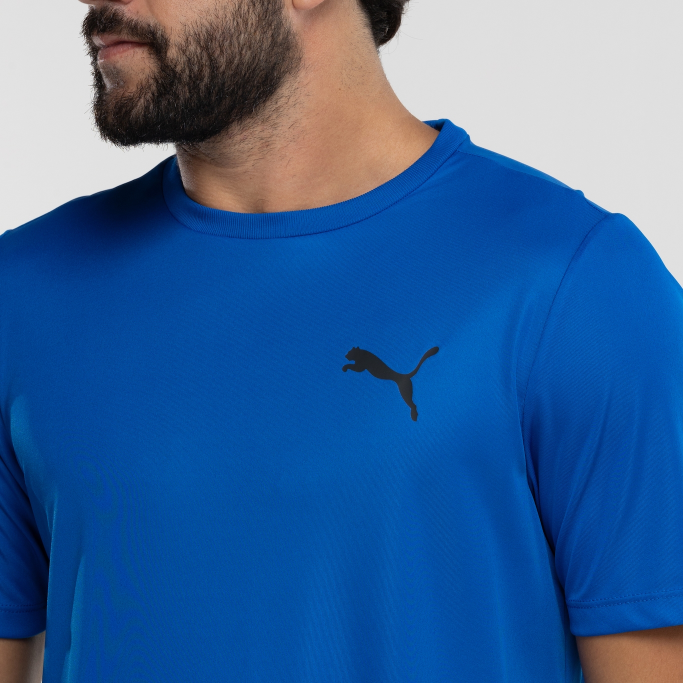 Camiseta Puma Manga Curta Active Small Logo - Masculina - Foto 6