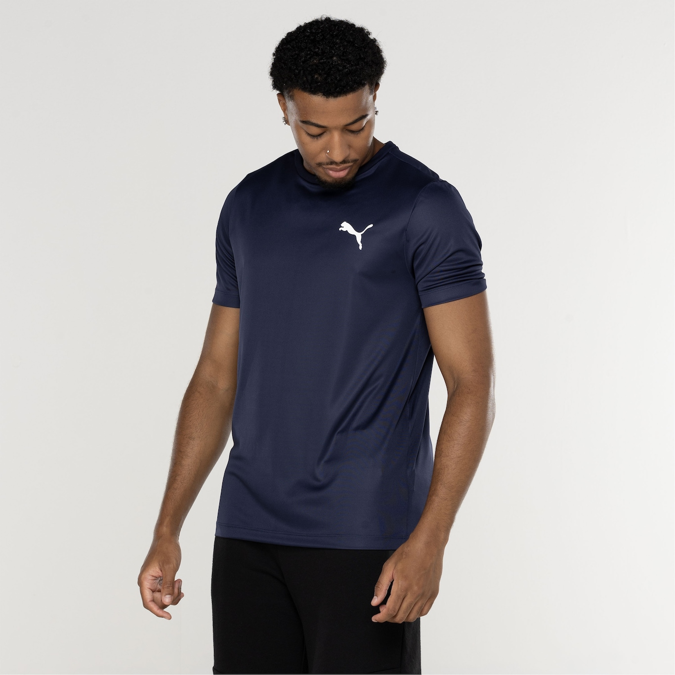 Camiseta Puma Manga Curta Active Small Logo - Masculina - Foto 5