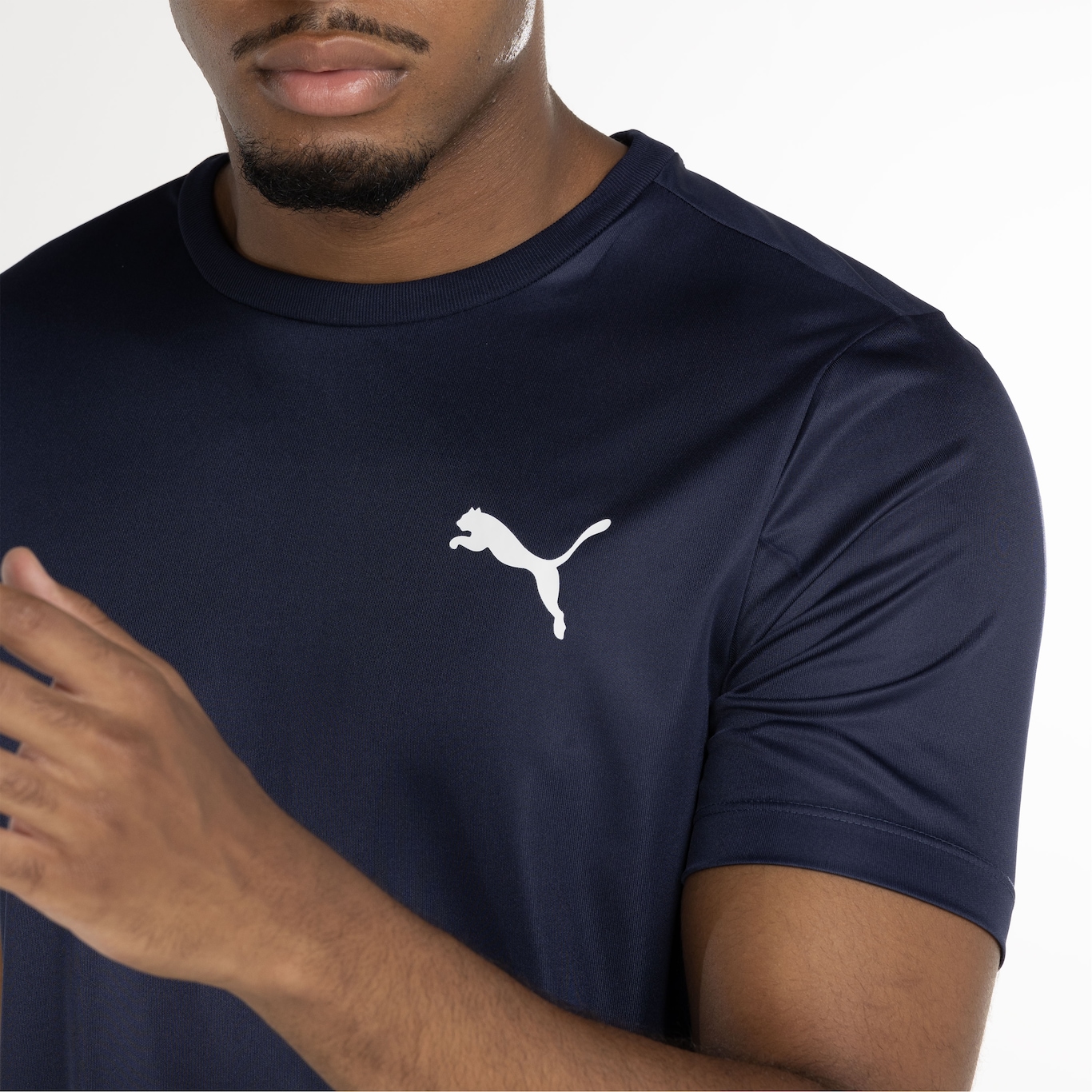 Camiseta Puma Manga Curta Active Small Logo - Masculina - Foto 6