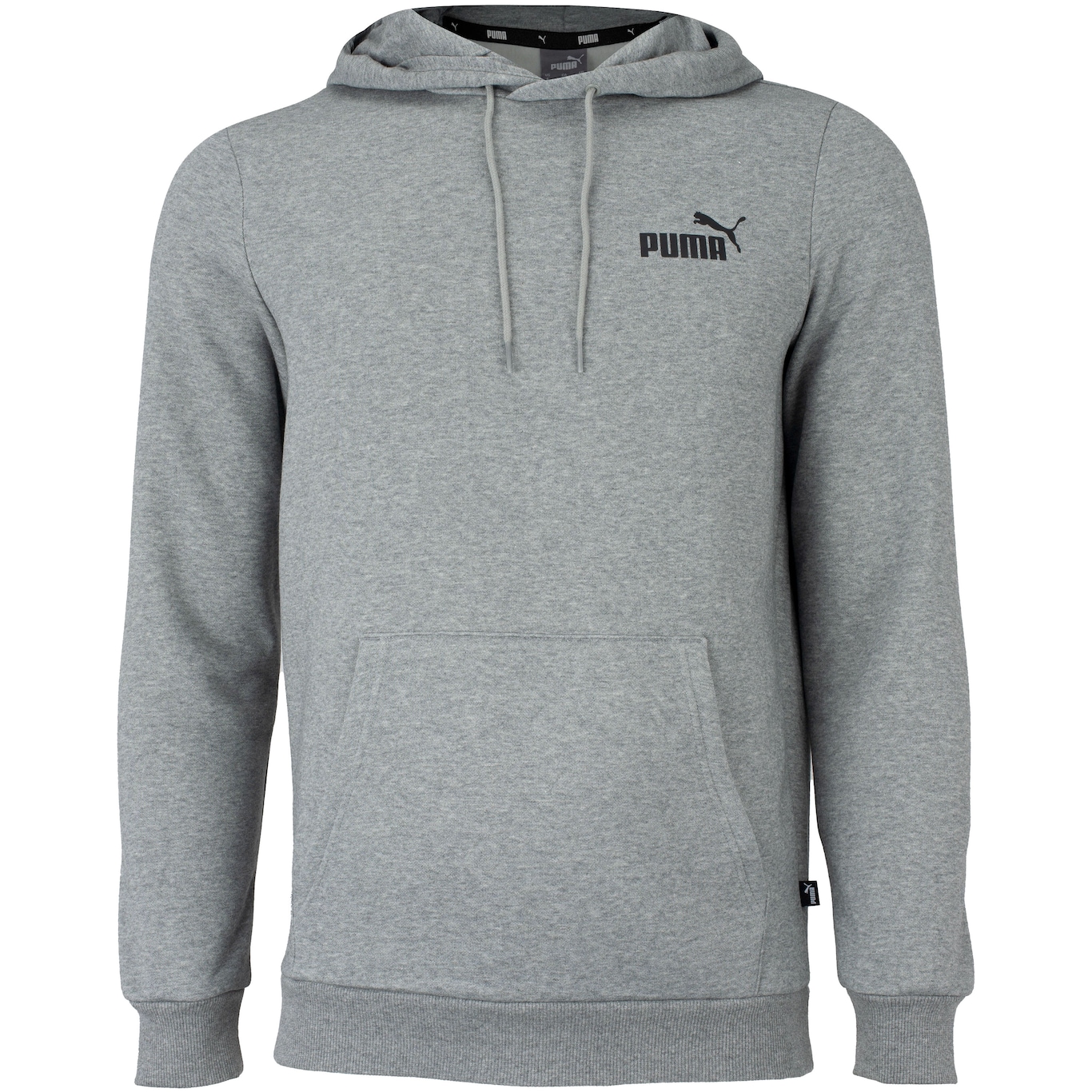 Blusa de Moletom Puma Masculina com Capuz Essentials Small Logo - Foto 4