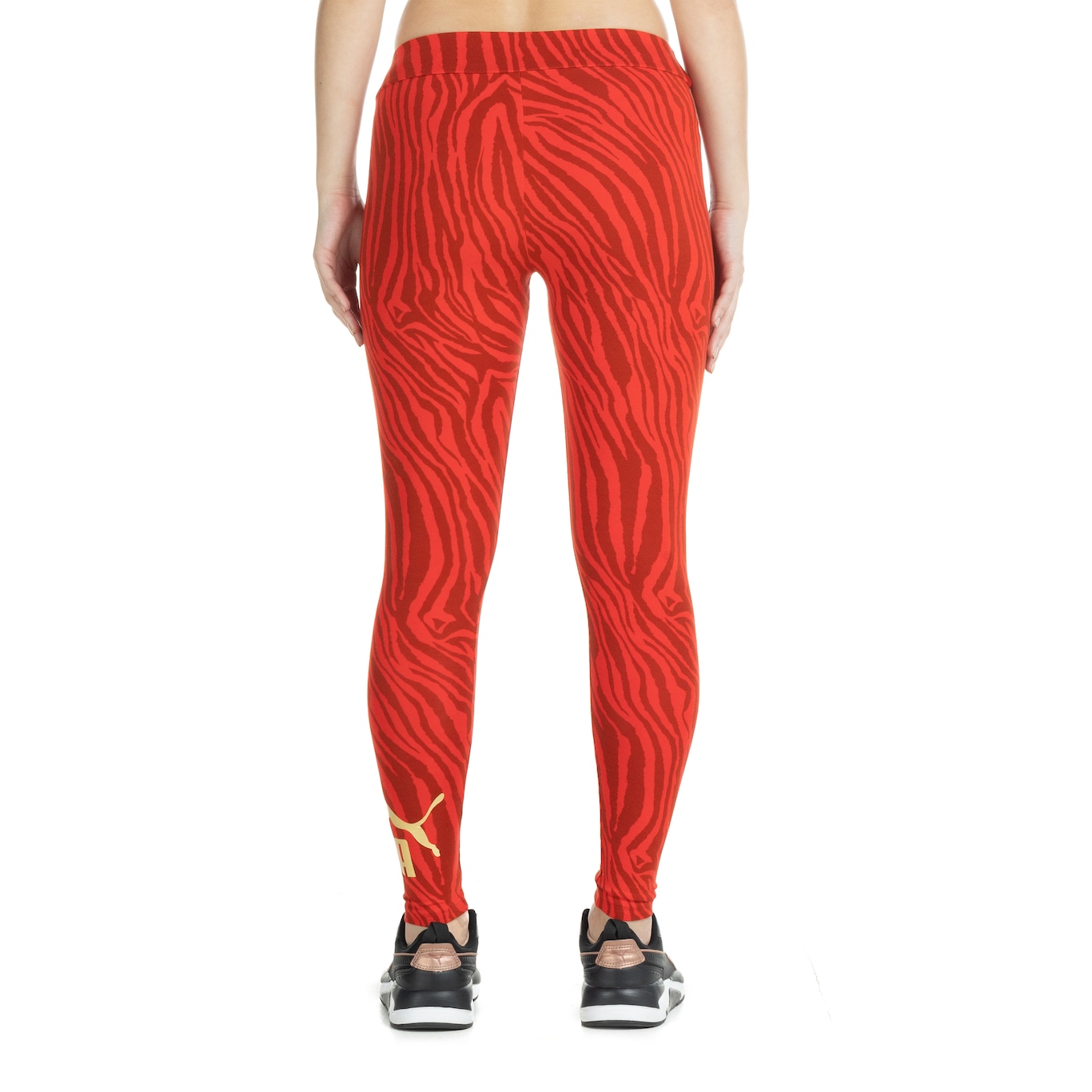 Calça Legging Feminina Puma Essentials Tiger Aop - Foto 3