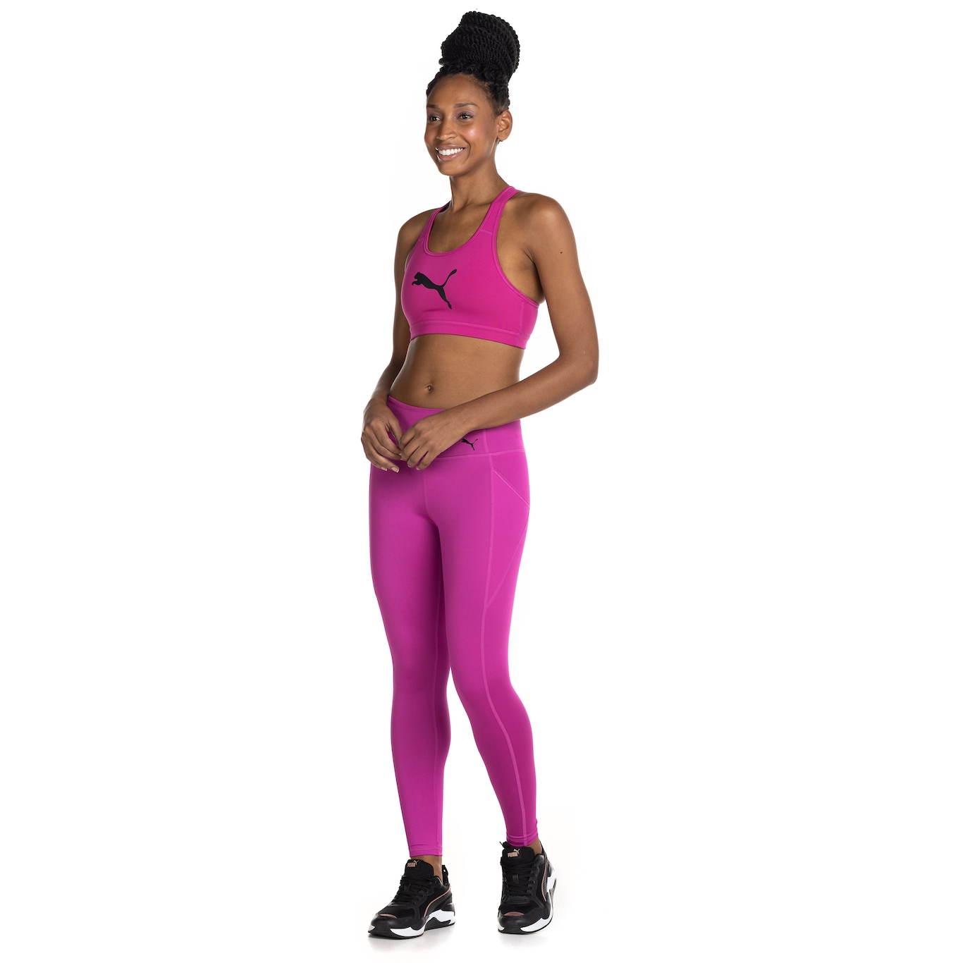 Calça Legging Feminina Puma Favorite Forever High Waist 7/8 - Foto 5