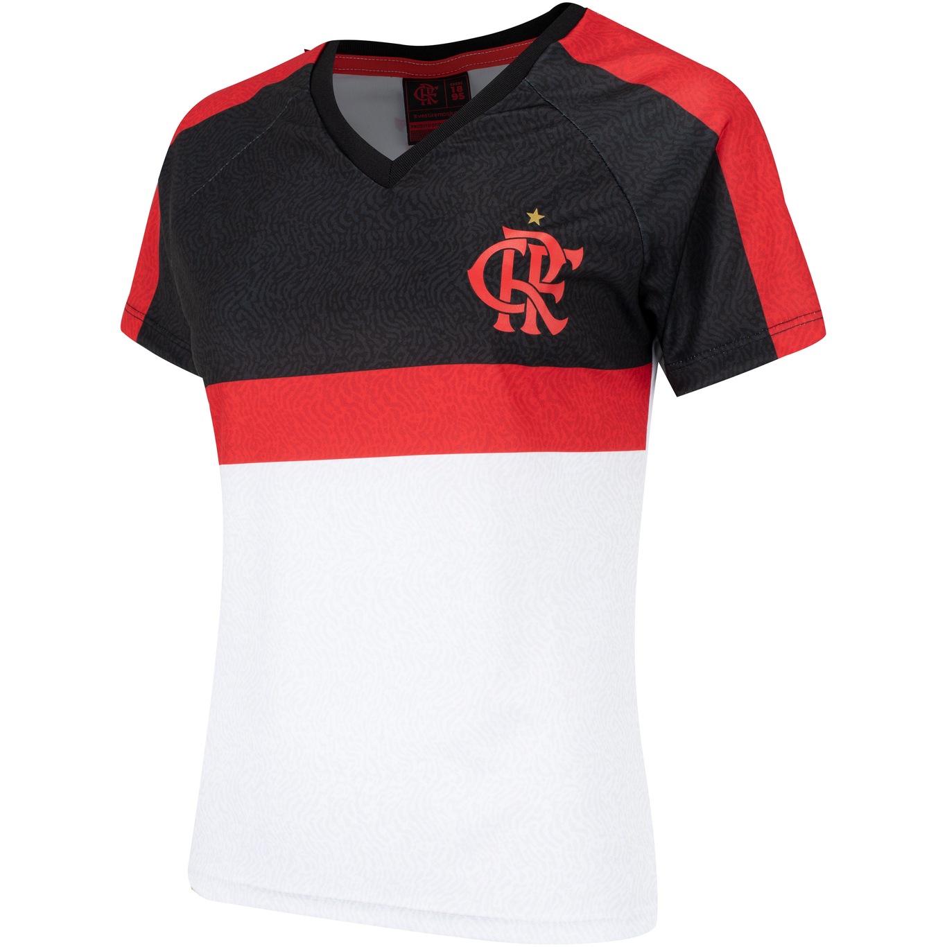 Camiseta Feminina Bounce Flamengo Branco