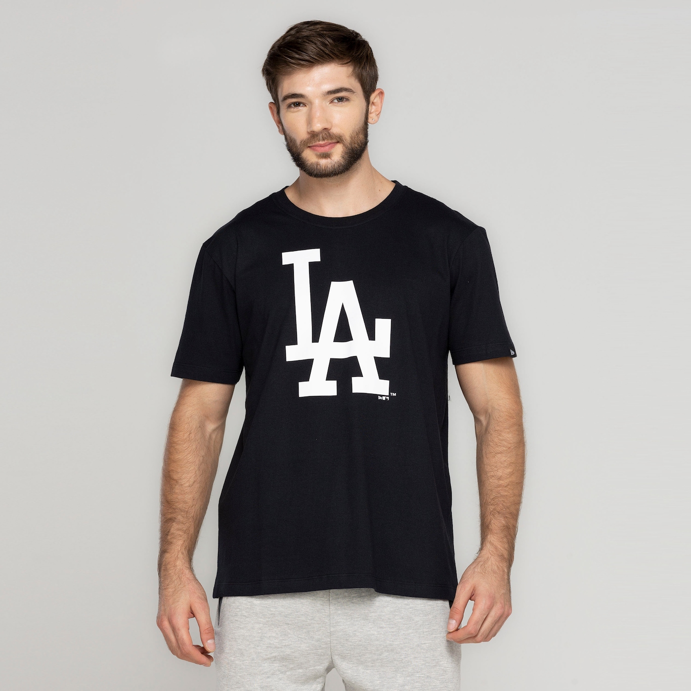 Camiseta Los Angeles Dodgers MLB Manga Curta Masculina Essentials - Foto 5