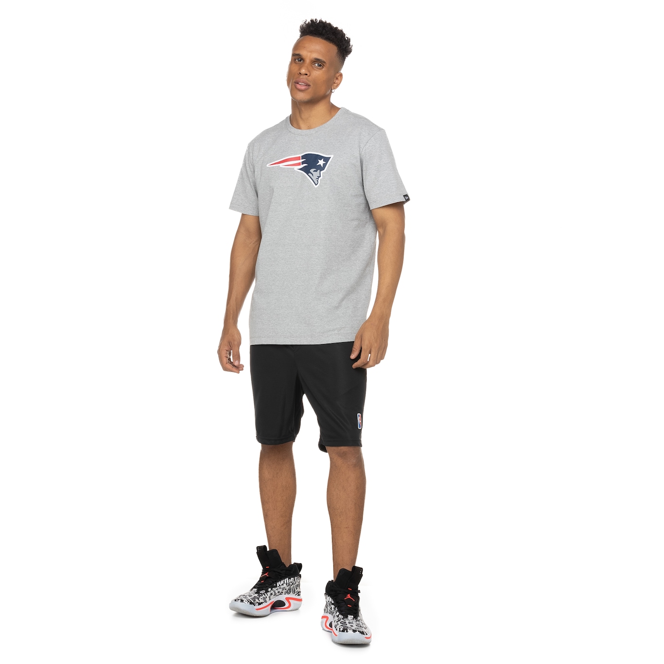 Camiseta New England Patriots NFL Basic - Masculina - Foto 4