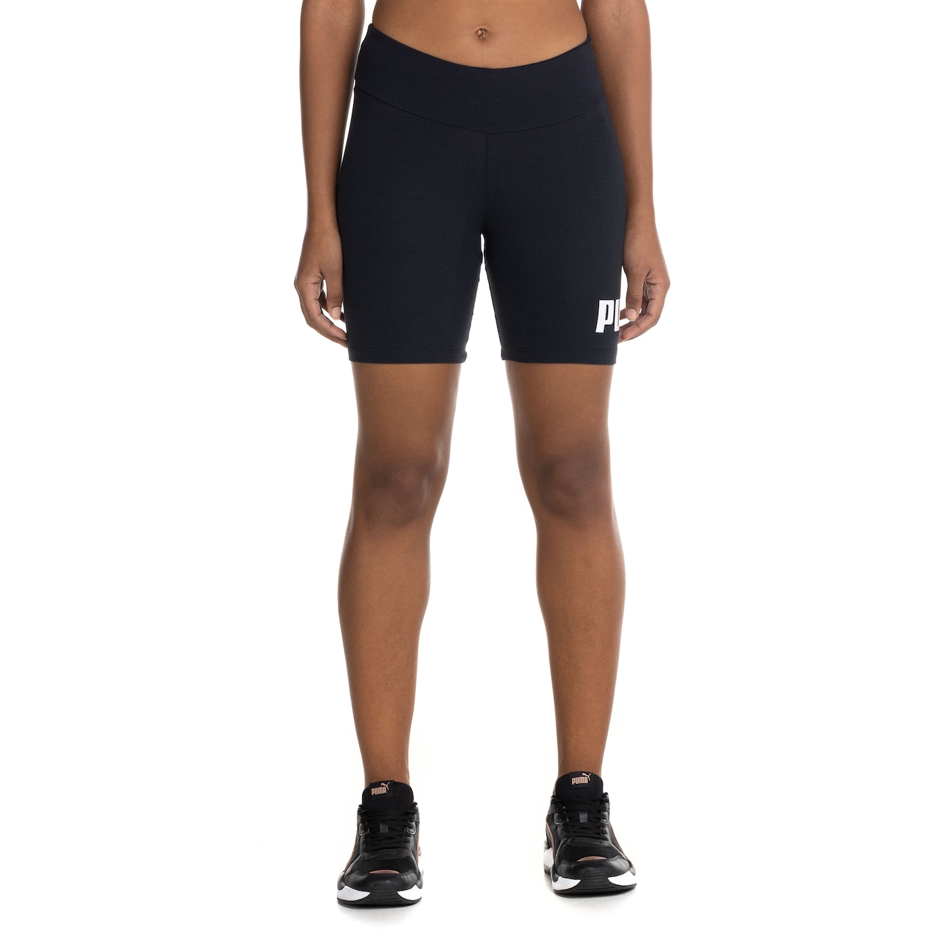 Bermuda Feminina Puma Leggings Ess 7" Logo - Foto 3