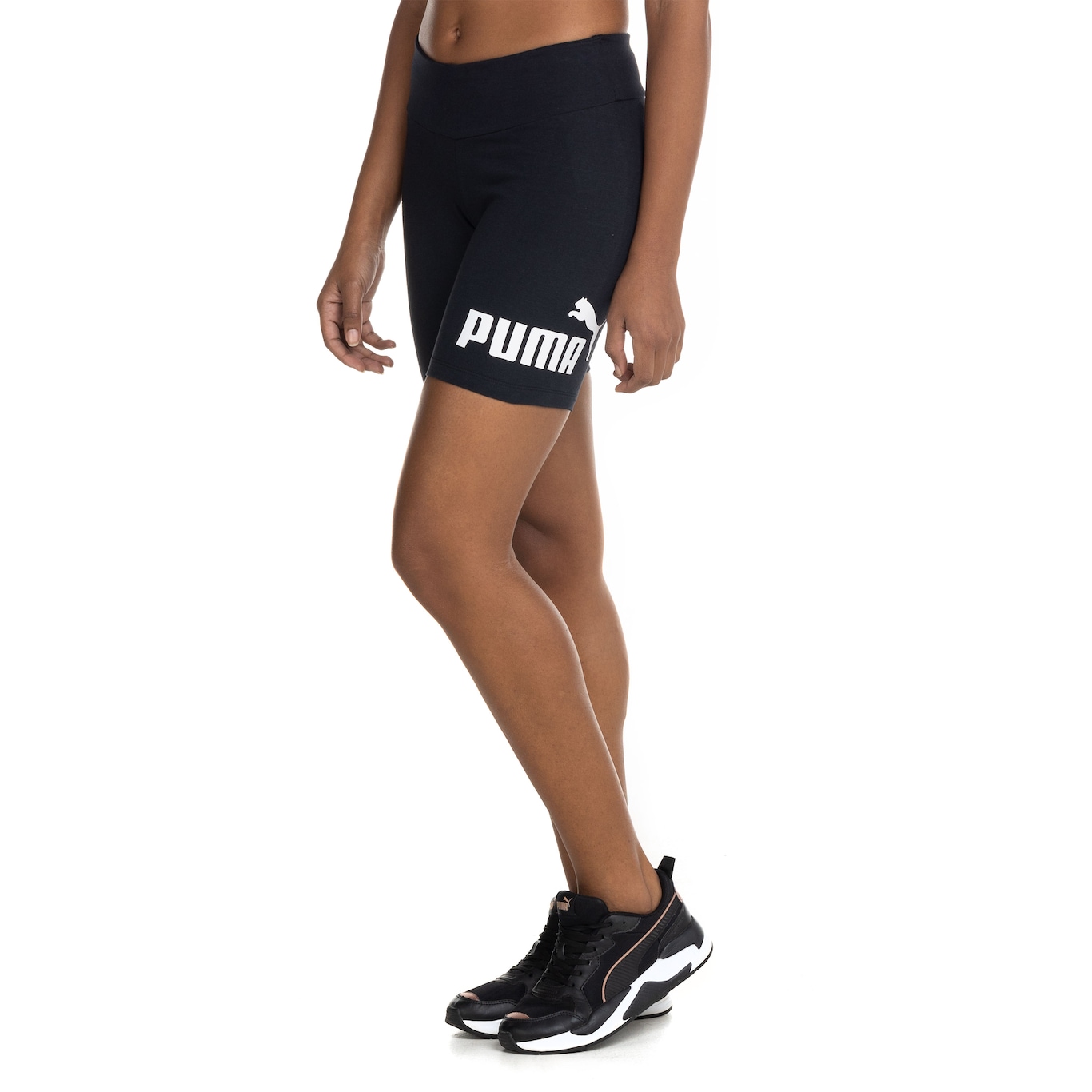 Bermuda Feminina Puma Leggings Ess 7" Logo - Foto 5