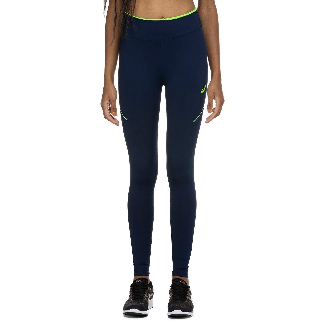 Calça Legging Feminina ASICS Alta Compressão Ziper Costas