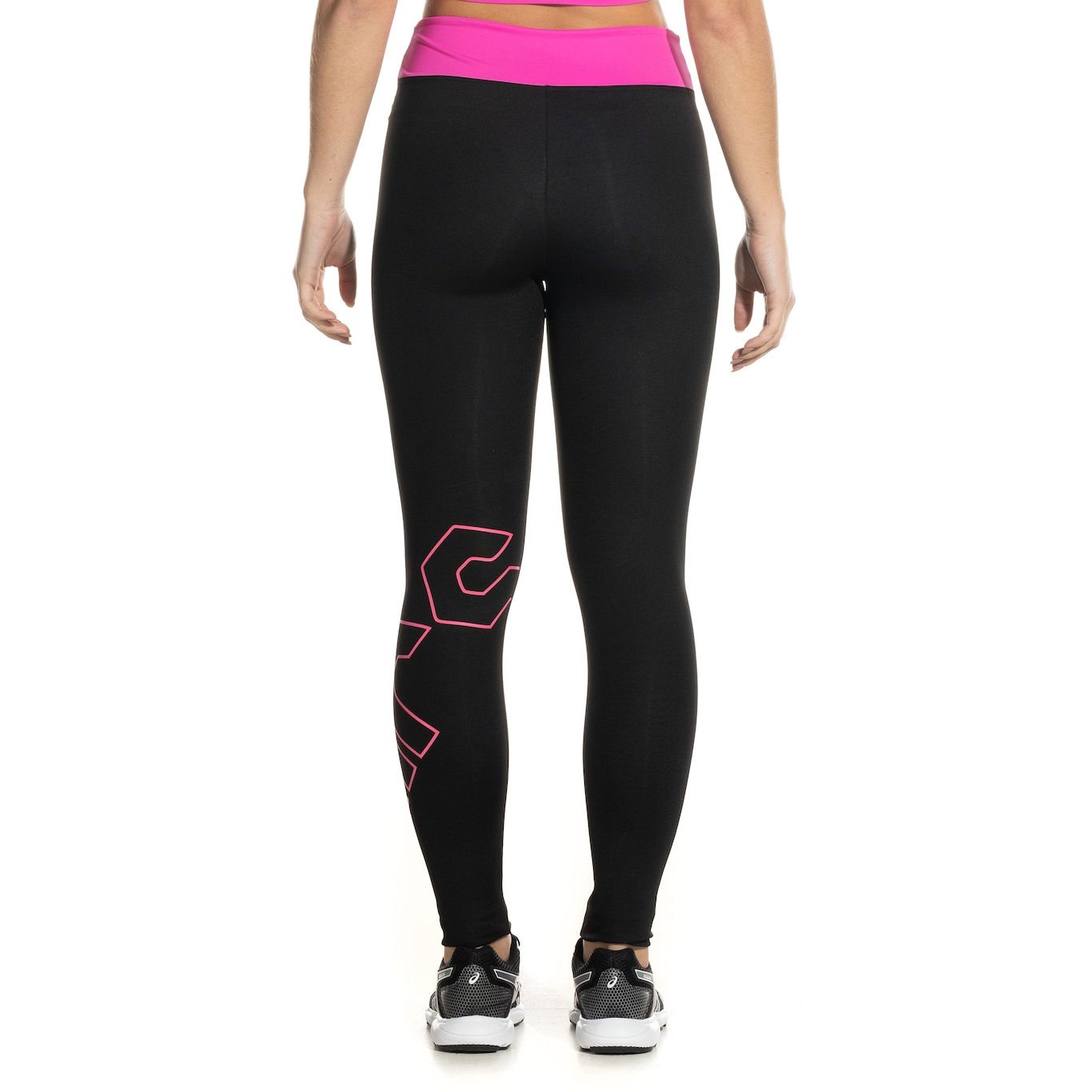 Calça Legging Feminina ASICS Estampa Emborrachada