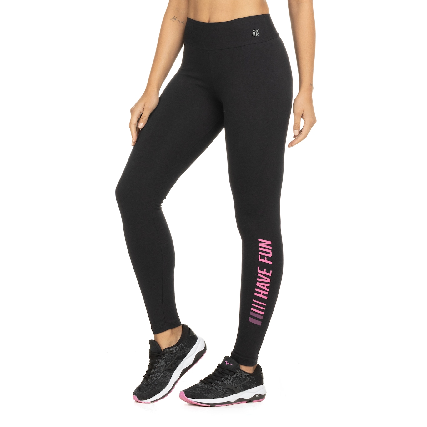 Calça Legging Feminina Oxer Lettering - Foto 4