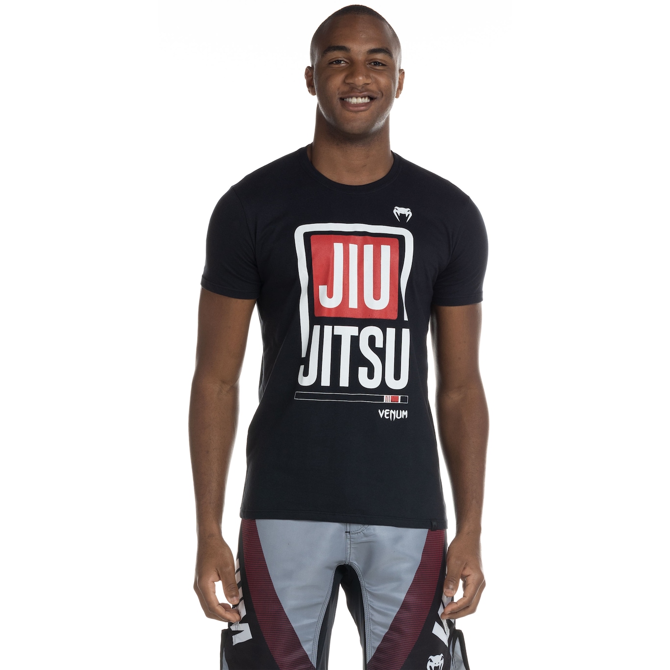 Camiseta Venum Jiu-Jitsu Grau - Masculina - Video 1