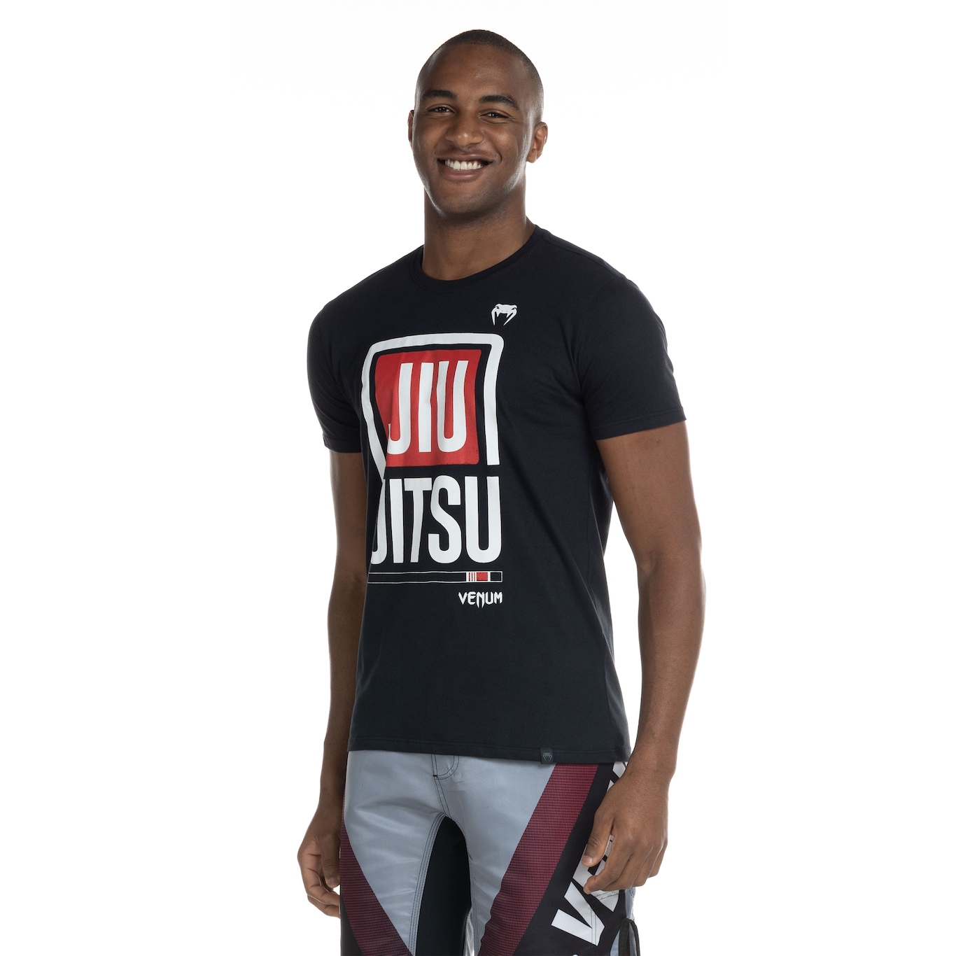 Camiseta Venum Jiu-Jitsu Grau - Masculina em Promoção