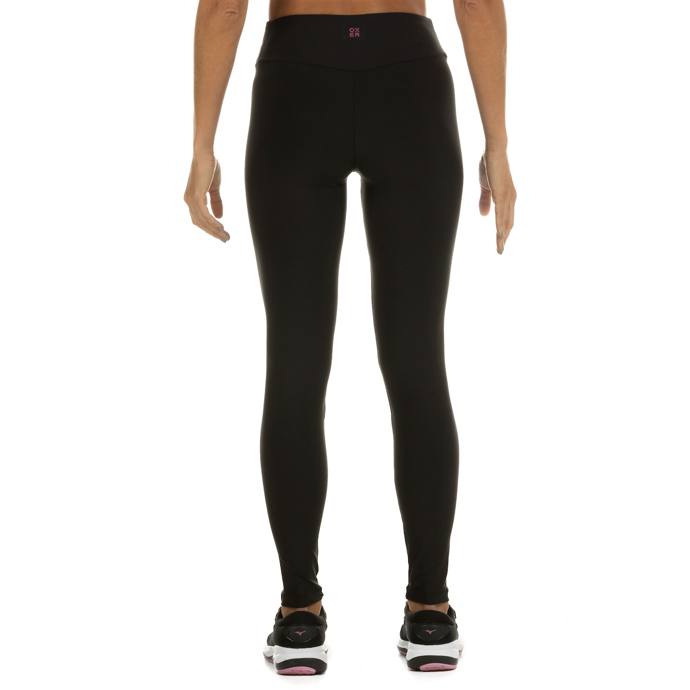 Calça Legging Feminina Oxer Vivo Estampa Texturize com Média Compressão Cós Baixo - Foto 3