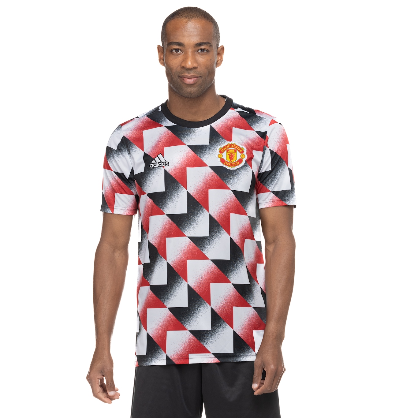 Camisa Pré-Jogo Manchester United 22/23 adidas - Masculina