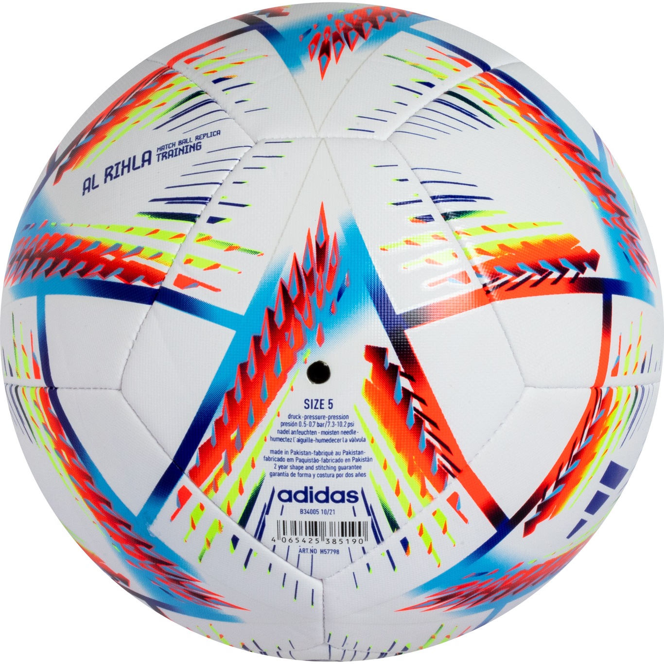 Bola Futebol Campo Adidas Al Rihla Copa Do Mundo 2022 C/Caixa Branco e Azul  : : Esporte