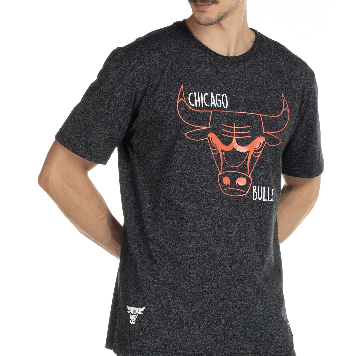 Camiseta Chicago Bulls NBA Manga Curta - Masculina - Foto 5