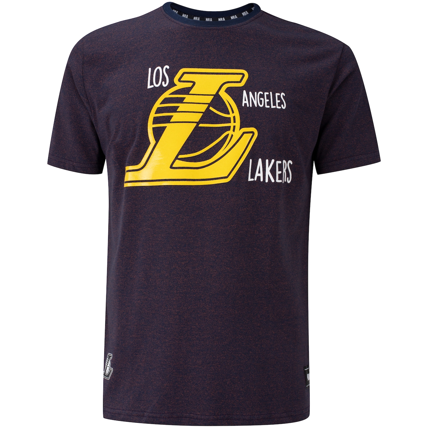 Camiseta Los Angeles Lakers NBA Manga Curta - Masculina - Foto 1