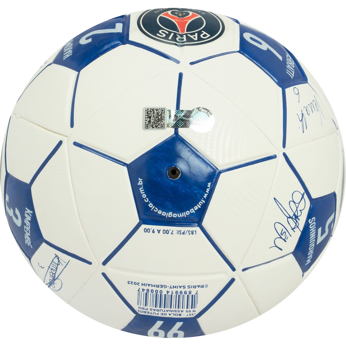 Mini Bola De Futebol Paris Saint-Germain Azul - Treinos E Jogos