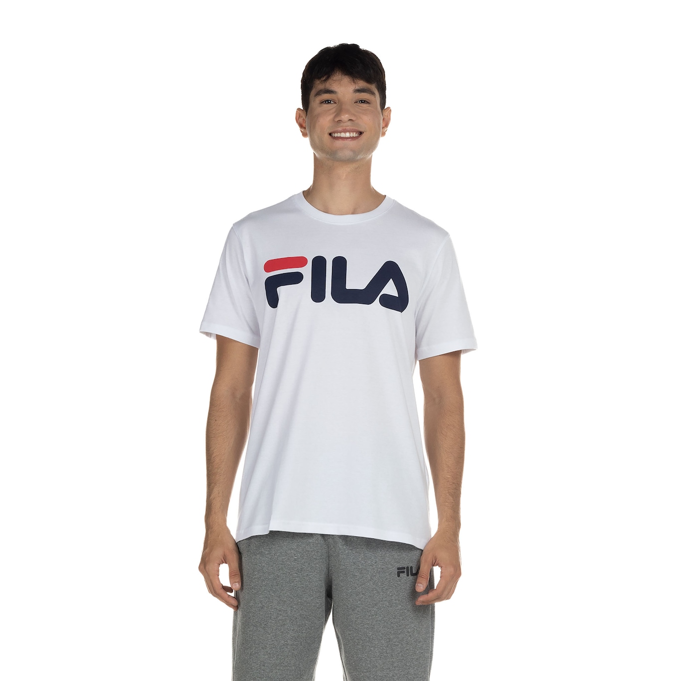 Camiseta Fila Manga Curta Letter Premium - Masculina - Video 1