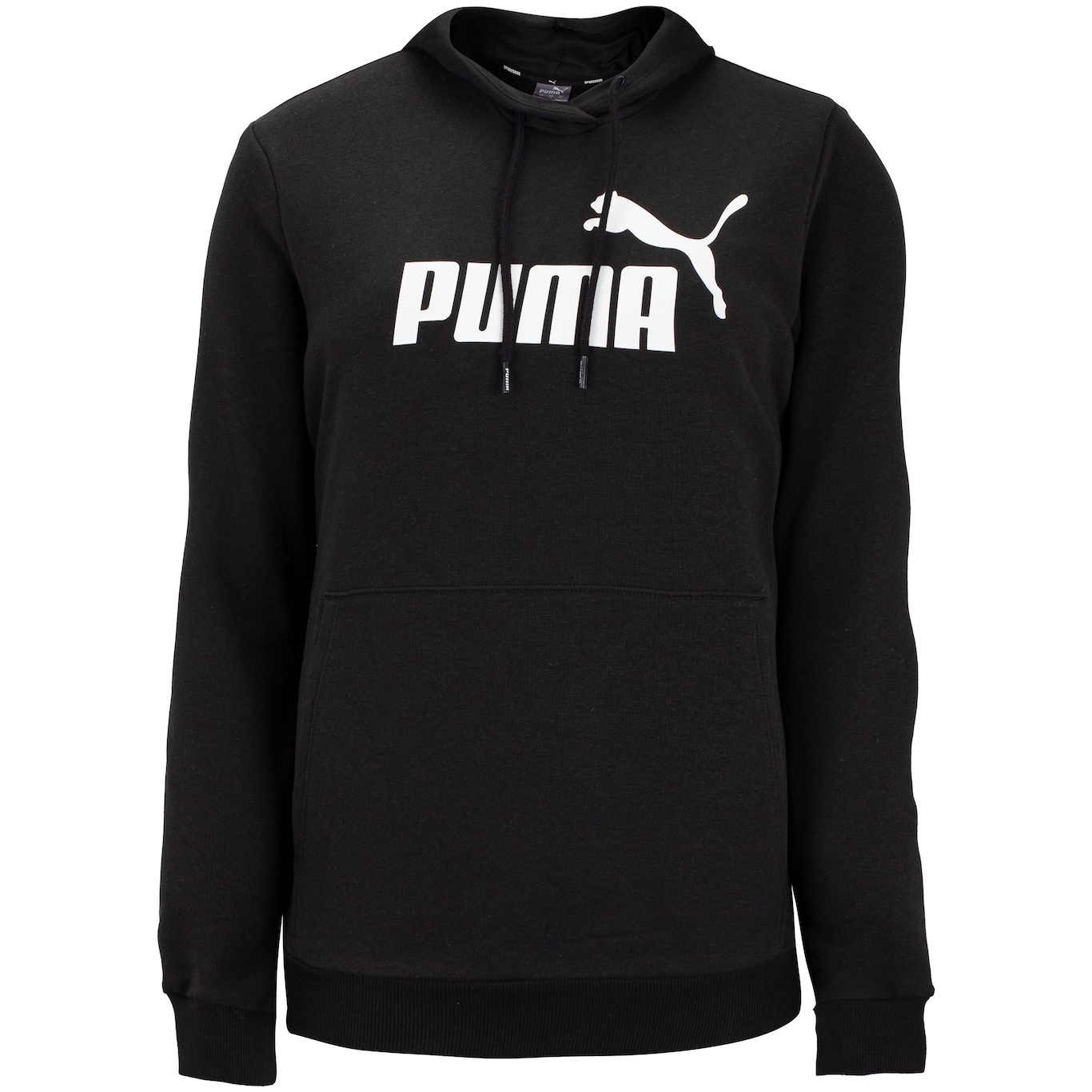 Blusão Puma Feminino com Capuz Essentials Logo Hoodie TR - Foto 4