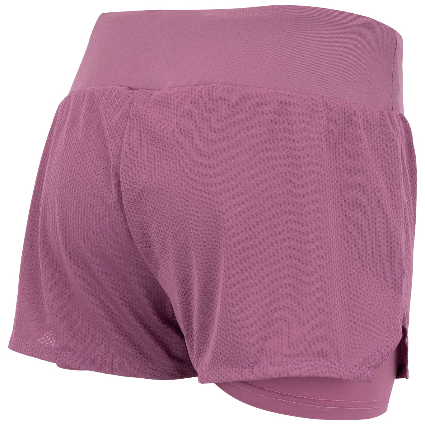 Short Feminino ASICS Duplo de Malha - Foto 2