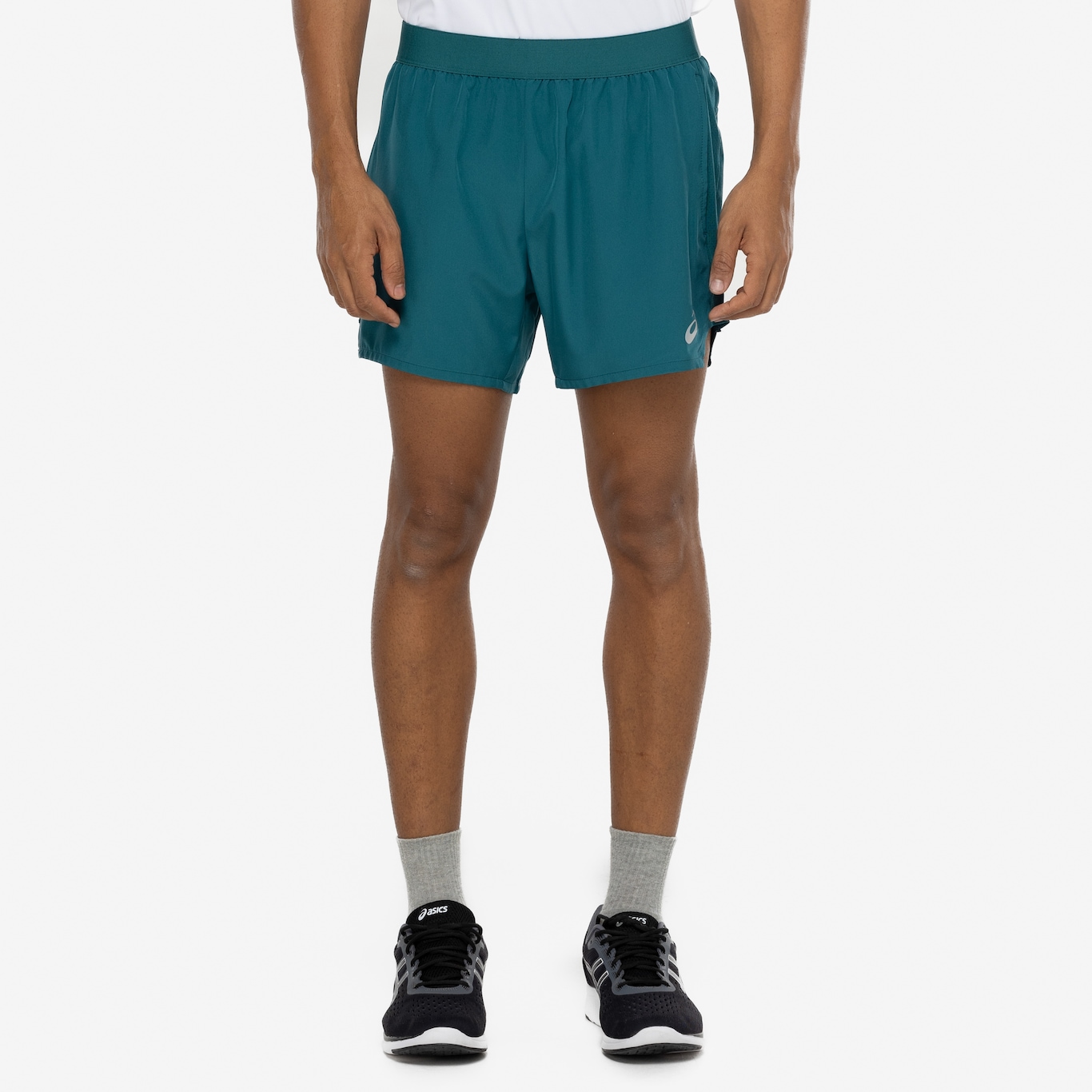 Short Masculino ASICS 5" 2 Em 1 Mesh Lateral - Foto 4