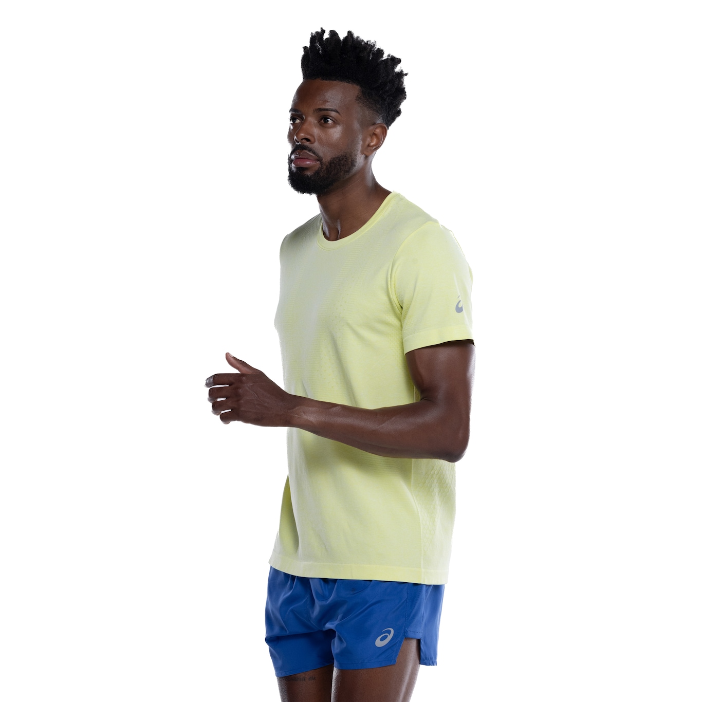 Camiseta Masculina ASICS Manga Curta Seamless - Foto 1