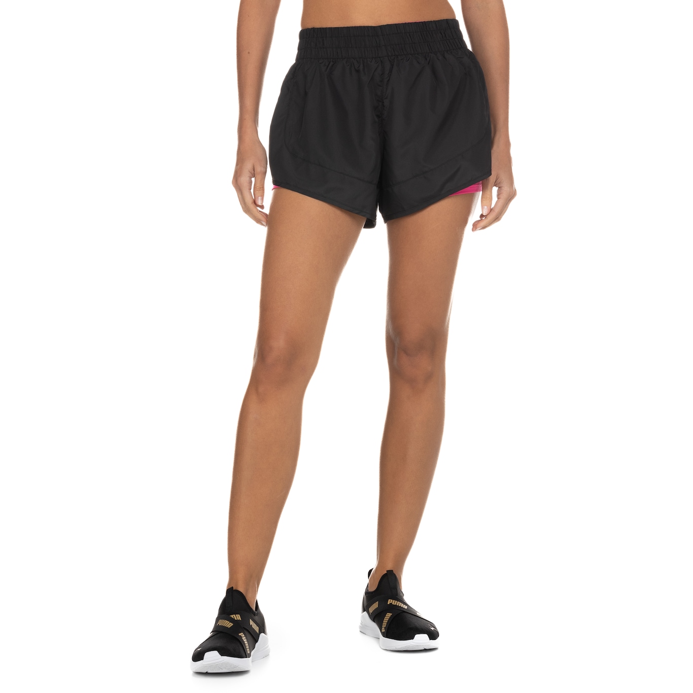 Short 2 em 1 Feminino Oxer Fitness Color Block - Foto 4