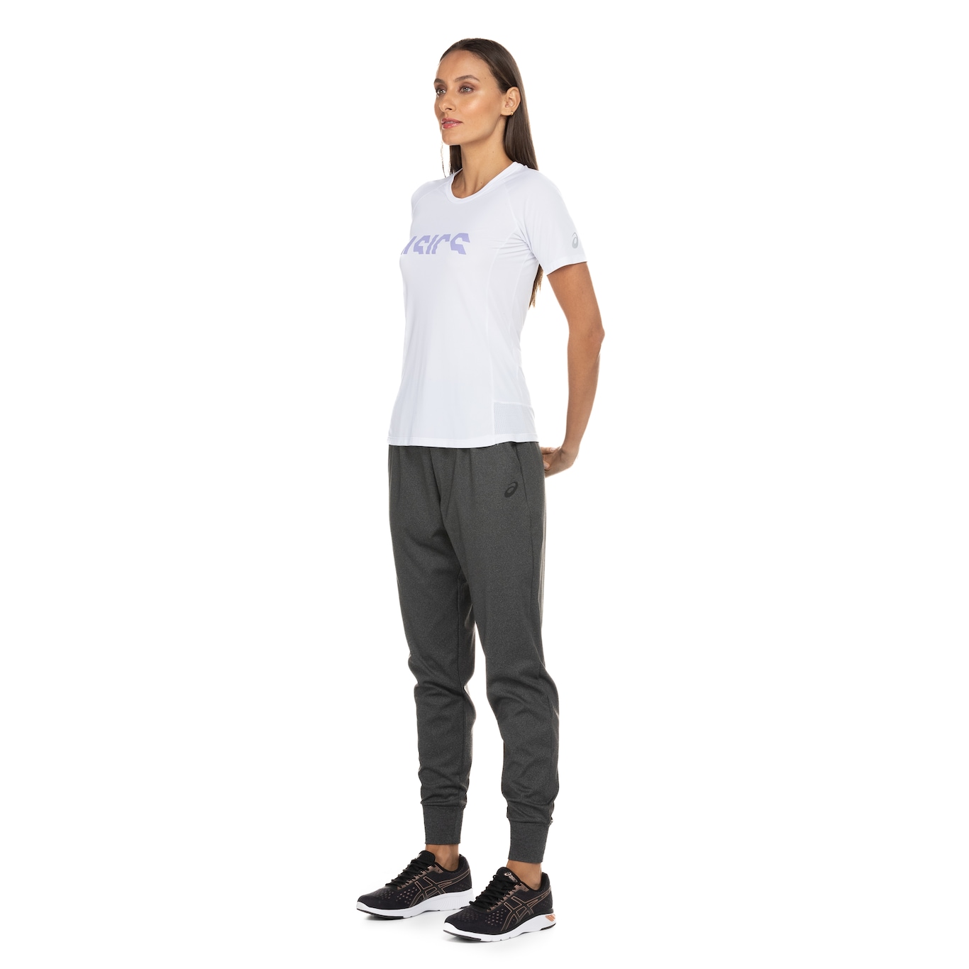 Calça Jogger ASICS em Malha - Feminina - Foto 5