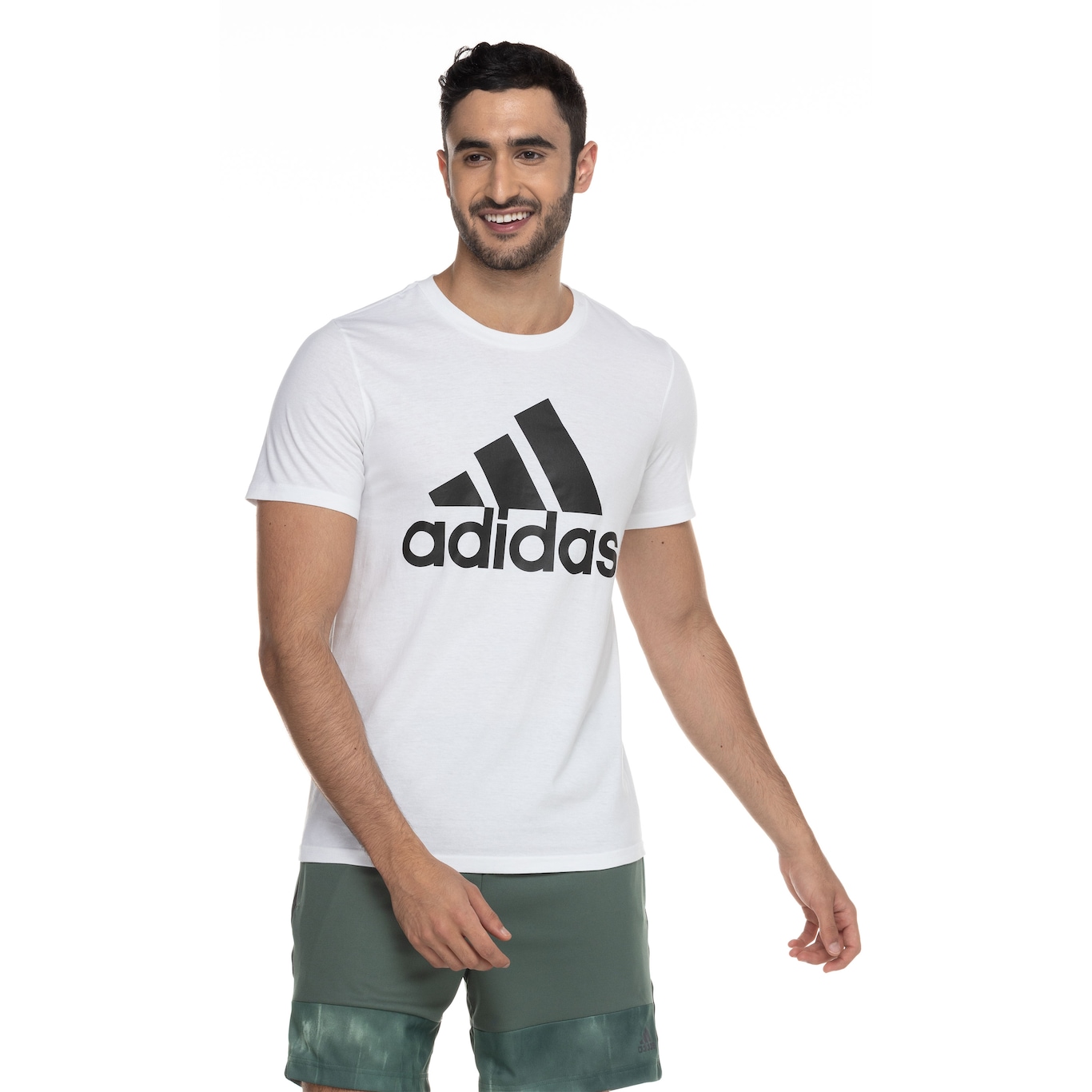 Camiseta adidas Manga Curta Logo - Masculina - Video 1