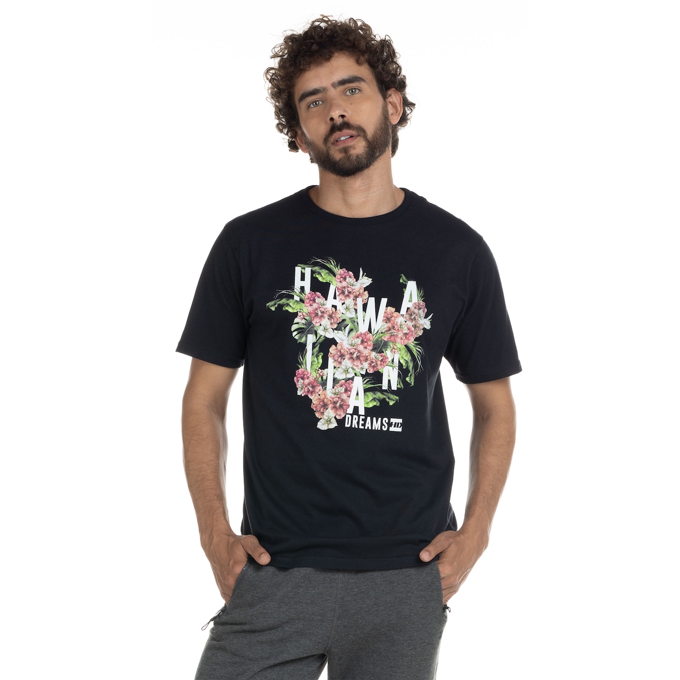 Camiseta HD Manga Curta Estampada 9906A - Masculina - Video 1