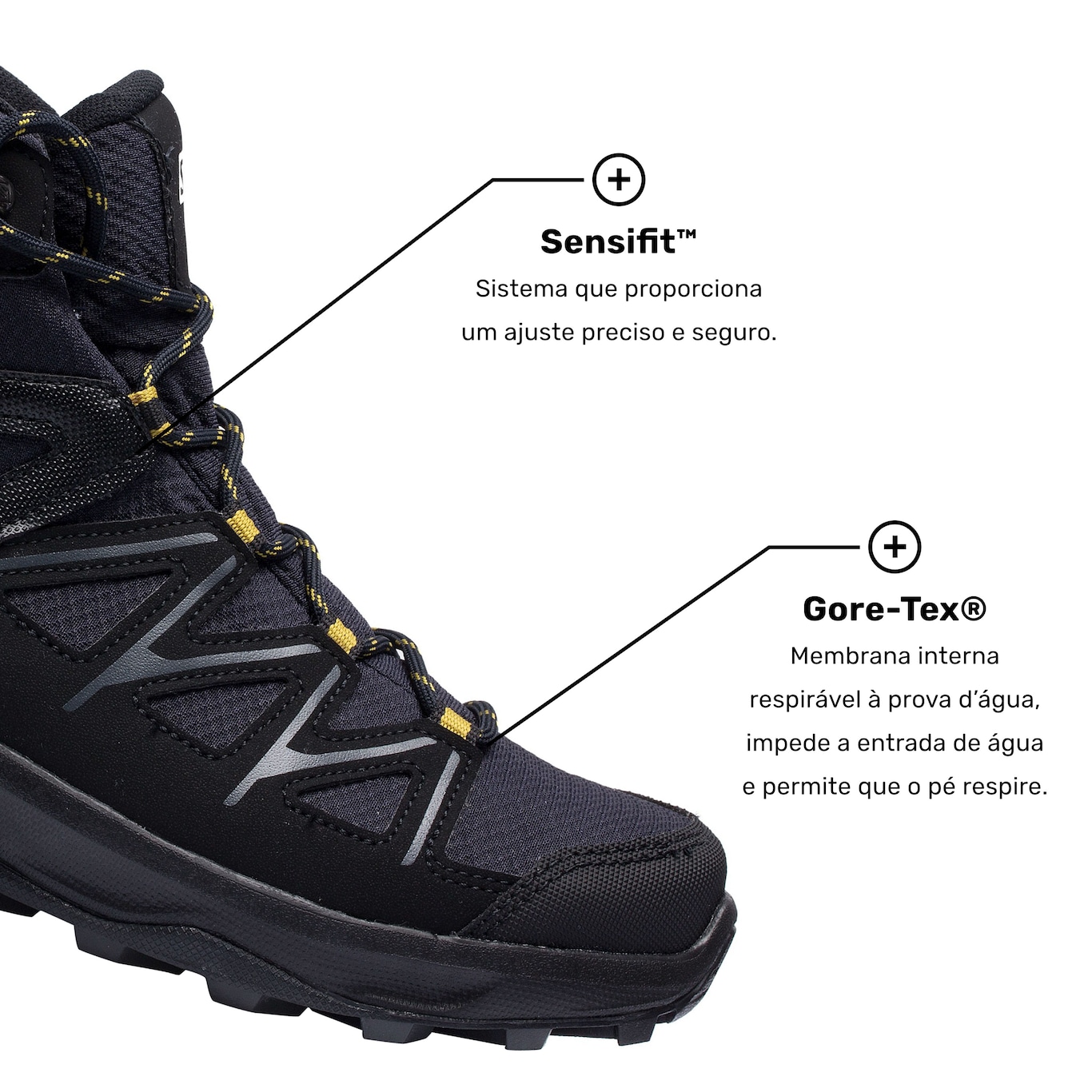 Bota Salomon Daintree Mid GTX M PT - Masculina - Foto 4