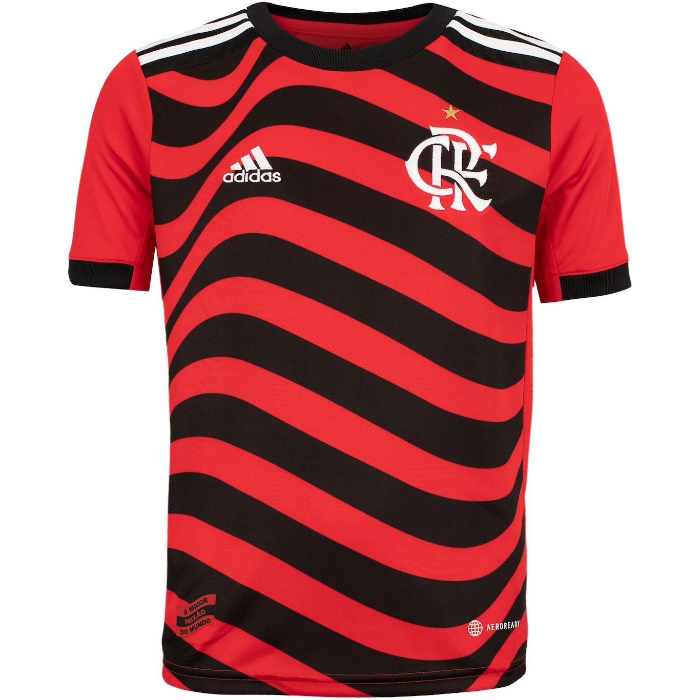 Camisa Flamengo Iii 22 adidas Inf - Foto 1